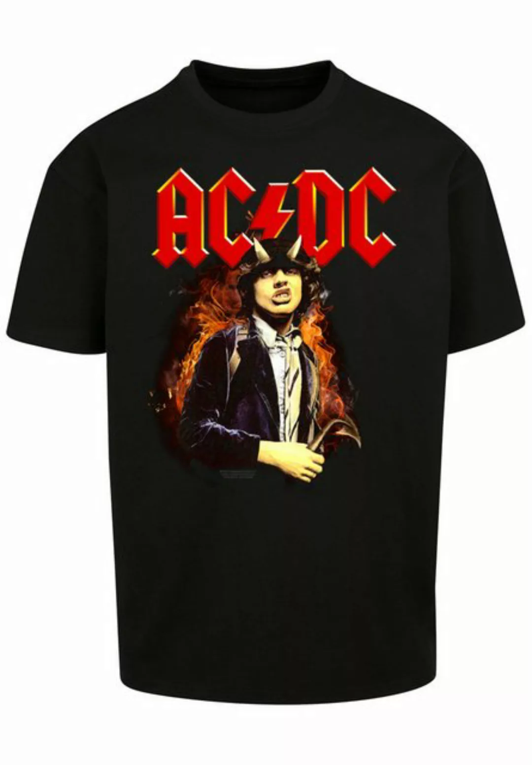 F4NT4STIC T-Shirt ACDC Rock Band Shirt Angus Highway To Hell Print günstig online kaufen