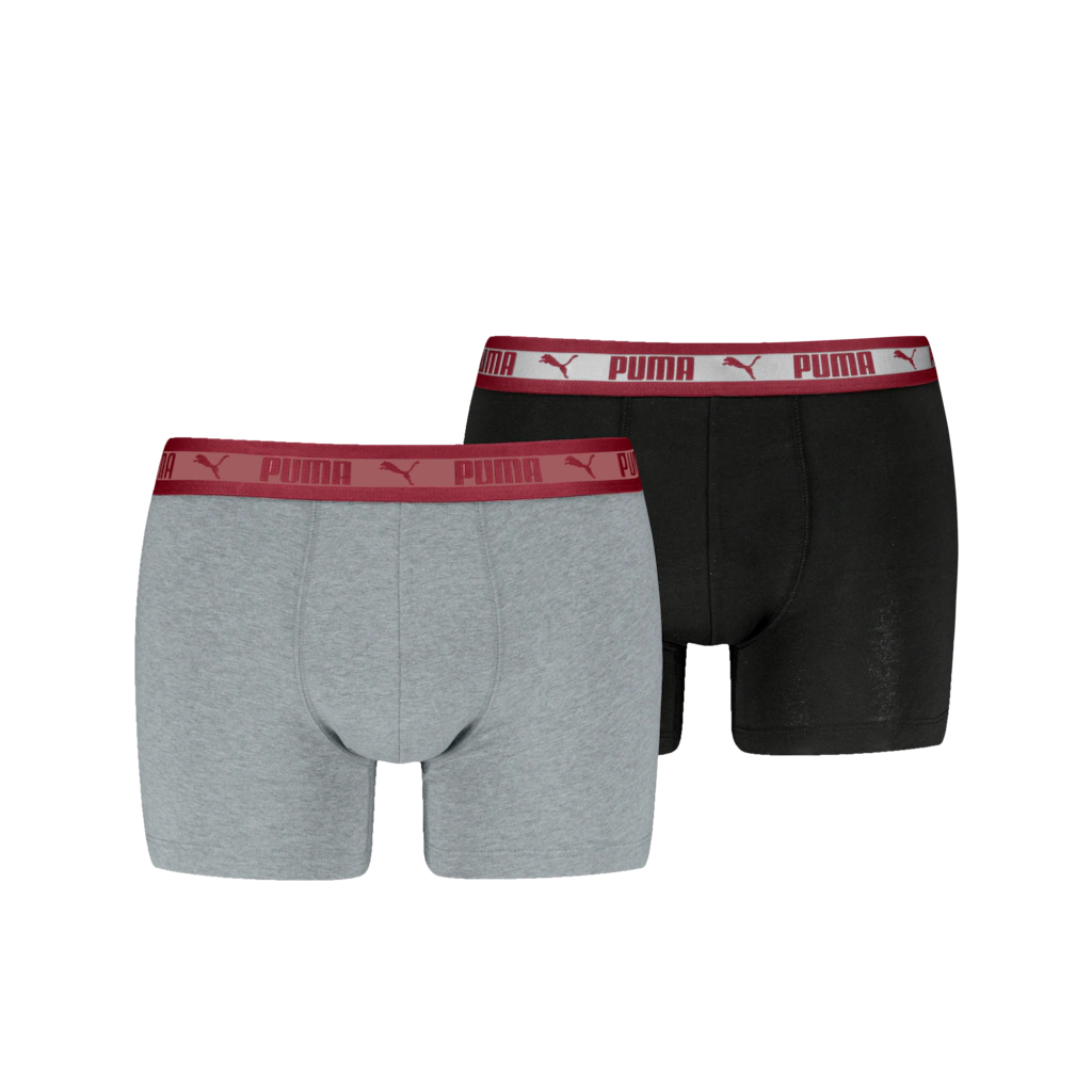 PUMA Boxershorts "PUMA MEN CHROMATIC WAISTBAND BOXERS 2P", (2er Pack), elas günstig online kaufen