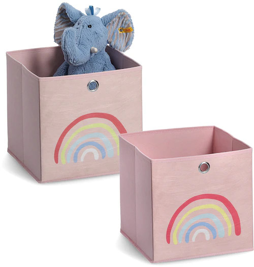 Zeller Present Organizer "Rosy Rainbow", (Set, 2 St.), Aufbewahrungsbox, fl günstig online kaufen