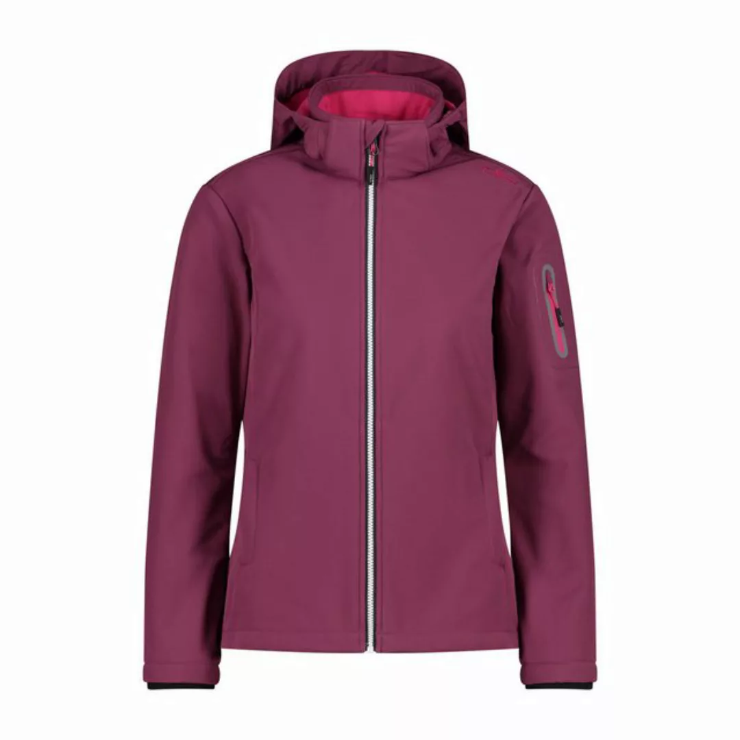 CMP Softshelljacke "WOMAN JACKET ZIP HOOD", (1 St.), Wärmend & wind- & wass günstig online kaufen