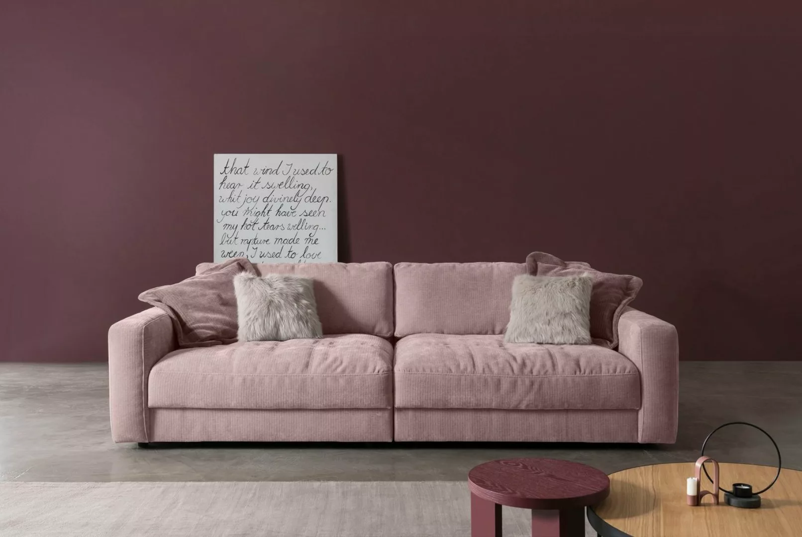 BETYPE Big-Sofa Be Comfy, legerer Sitzkomfort, wahlweise mit manueller Sitz günstig online kaufen
