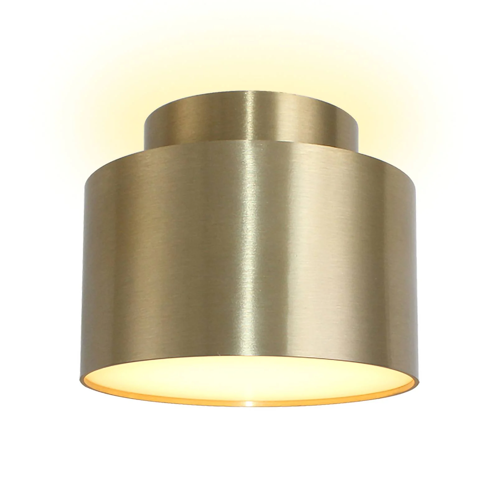 Lindby Nivoria LED-Strahler, Ø 11 cm, gold günstig online kaufen