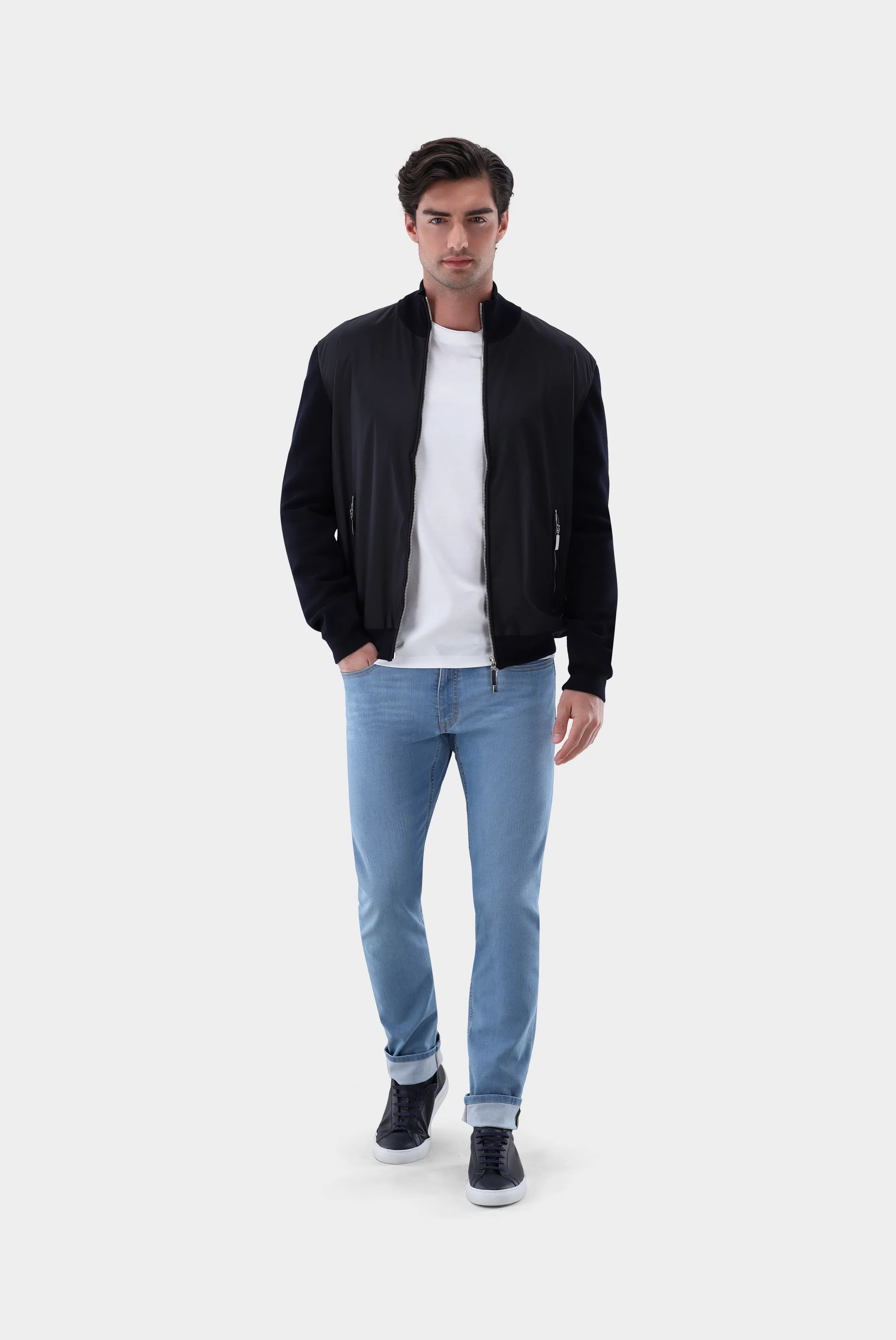Hybrid Strickjacke günstig online kaufen