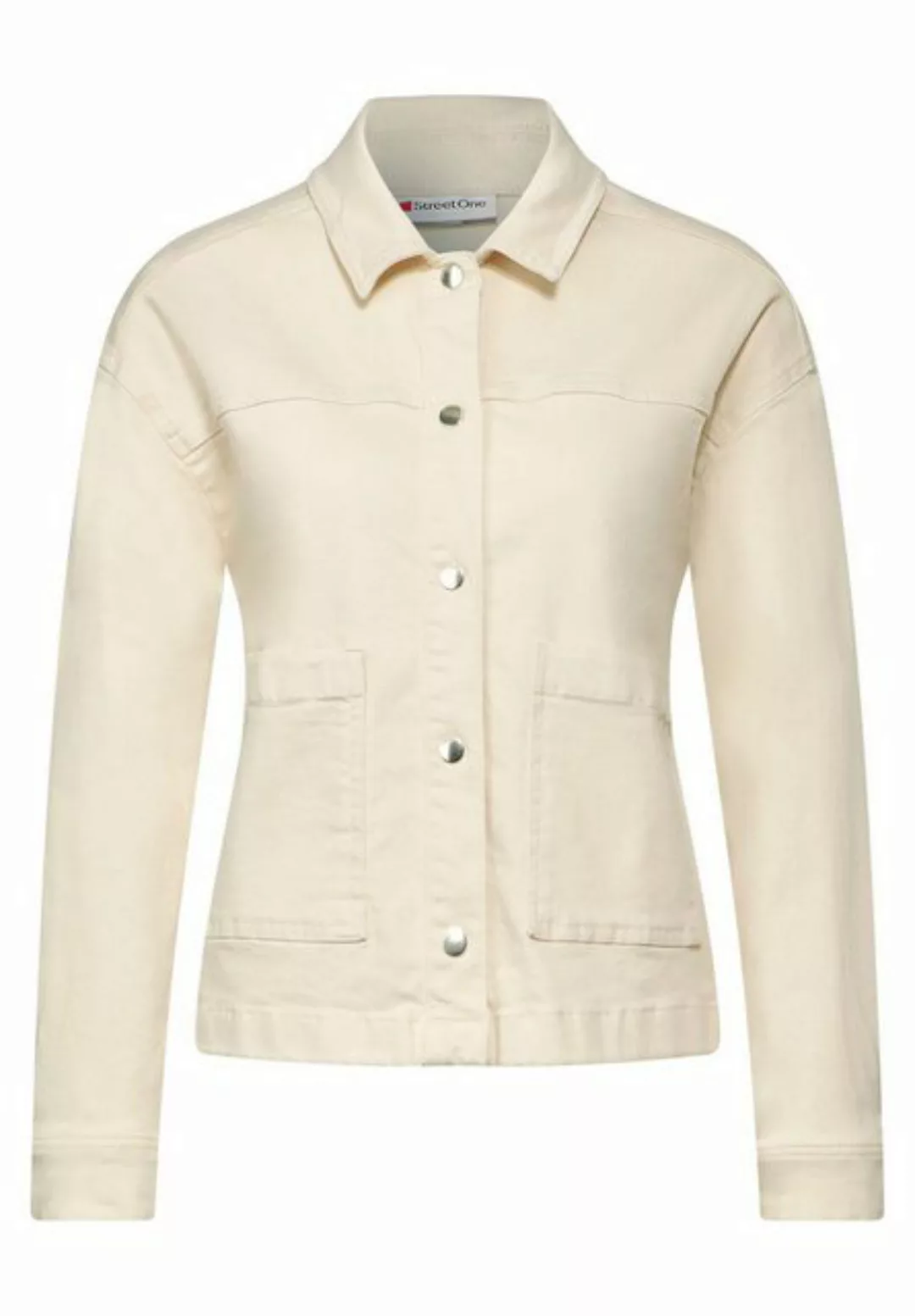 STREET ONE Outdoorjacke LTD QR Denim-Jacket,ecru günstig online kaufen