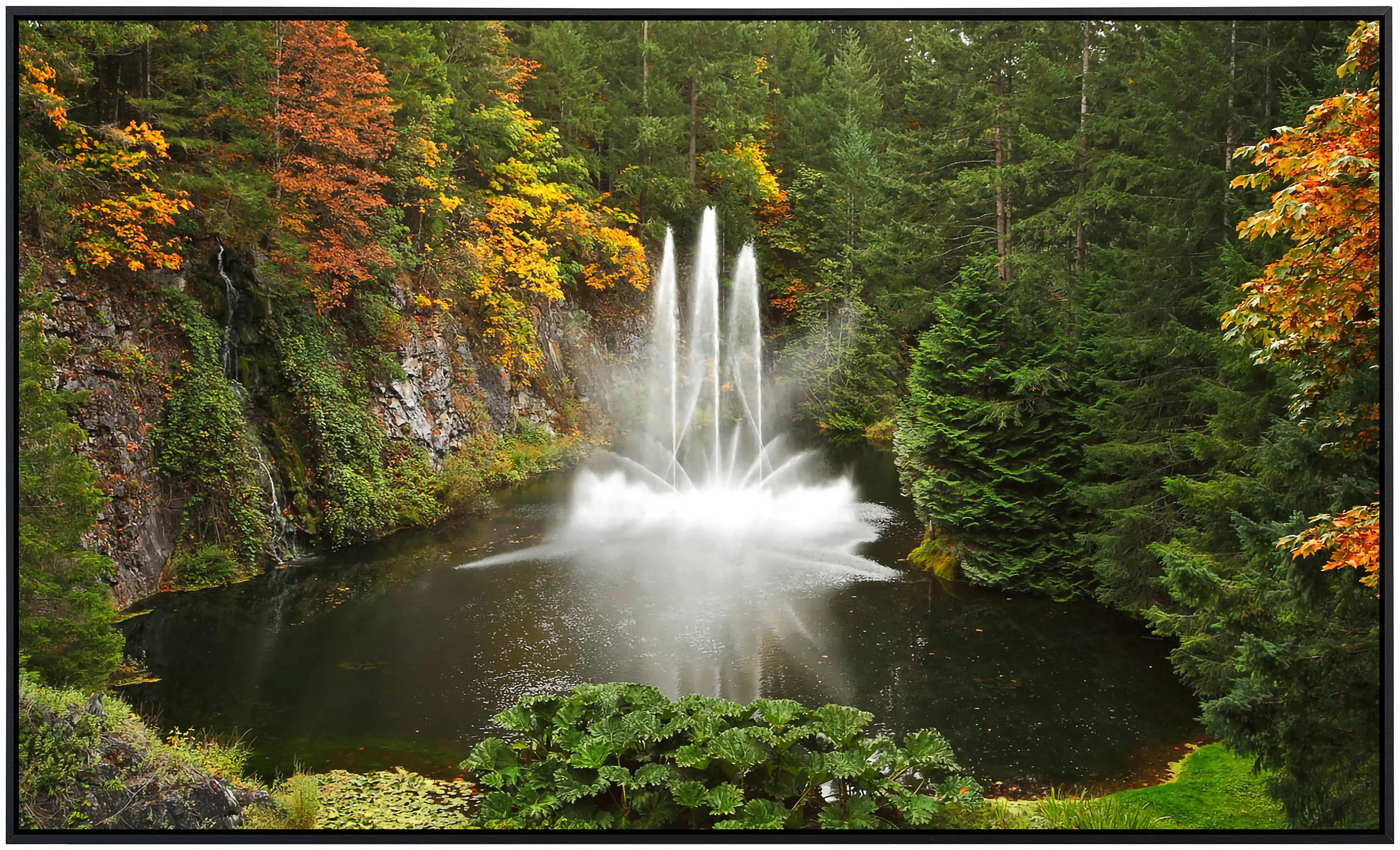 Papermoon Infrarotheizung »Wasserfall im Wald«, sehr angenehme Strahlungswä günstig online kaufen