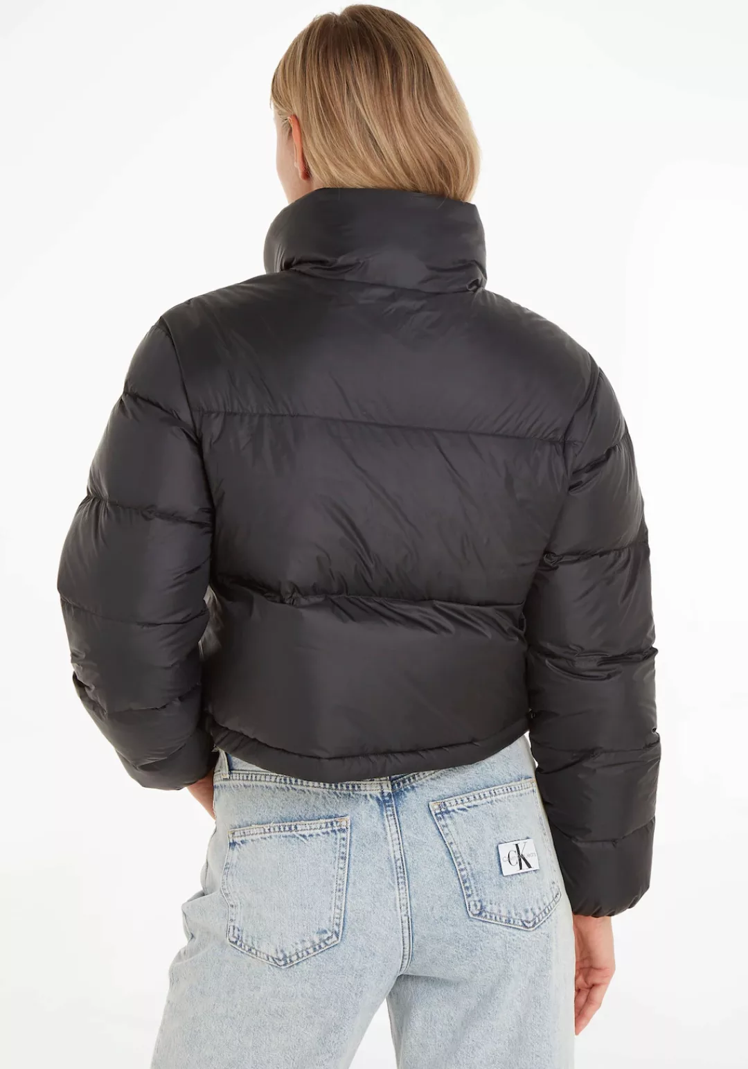 Calvin Klein Jeans Steppjacke "MW DOWN CROPPED PUFFER" günstig online kaufen