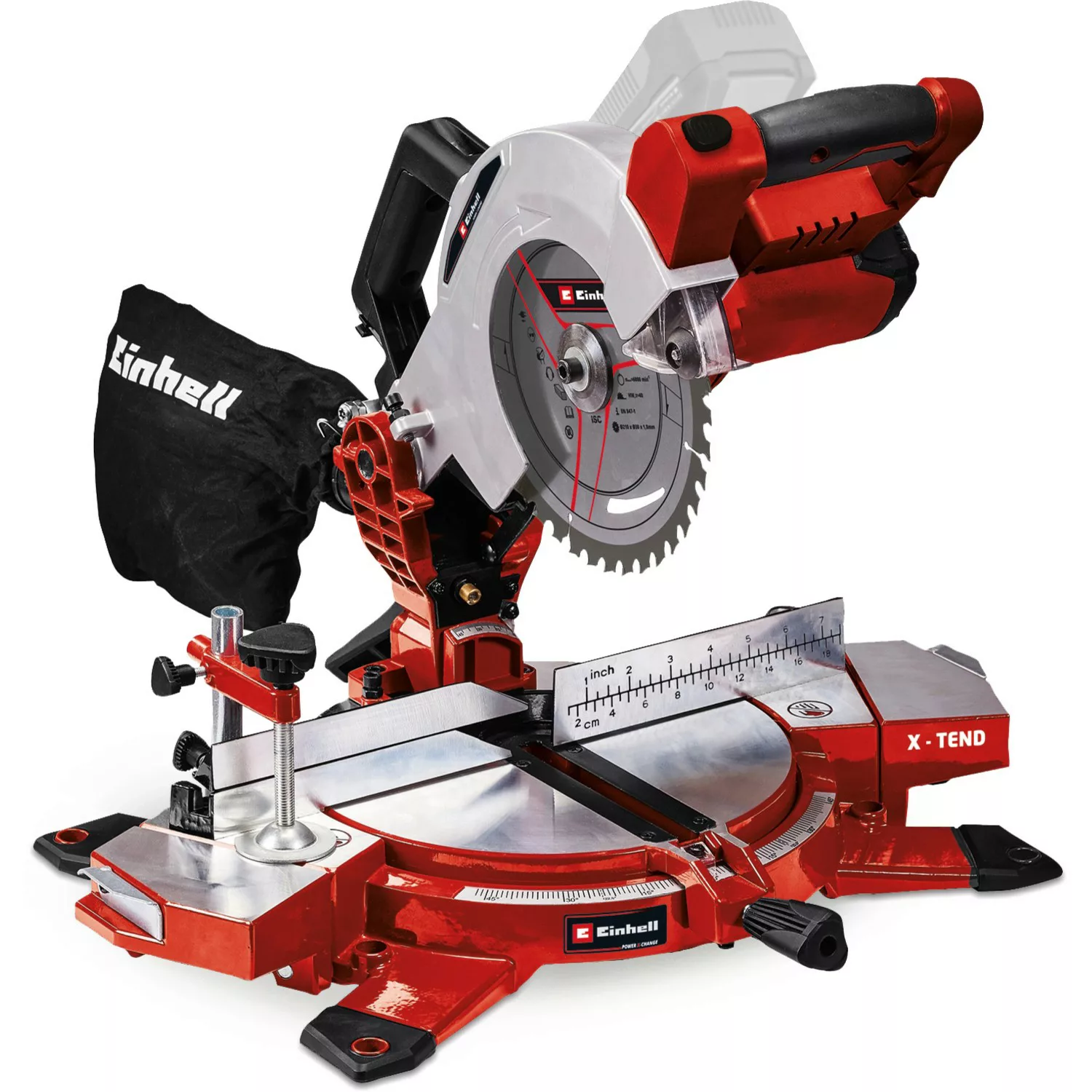 Einhell Power X-Change Akku-Kappsäge TE-MS 18/210 Li Solo günstig online kaufen