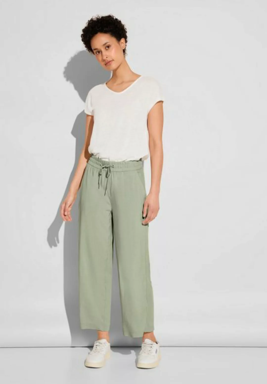 STREET ONE Culotte - 7/8 - Culotte - Weite Stoffhose - lockere Stoffhose günstig online kaufen