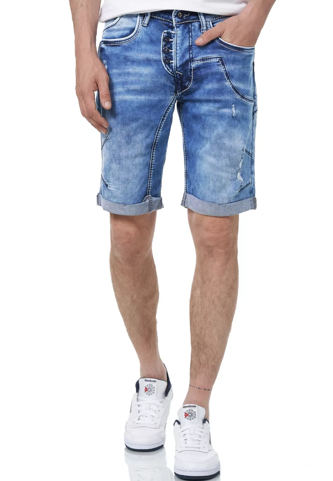 Rusty Neal Shorts "Ruben", in tollem Jeans-Look günstig online kaufen