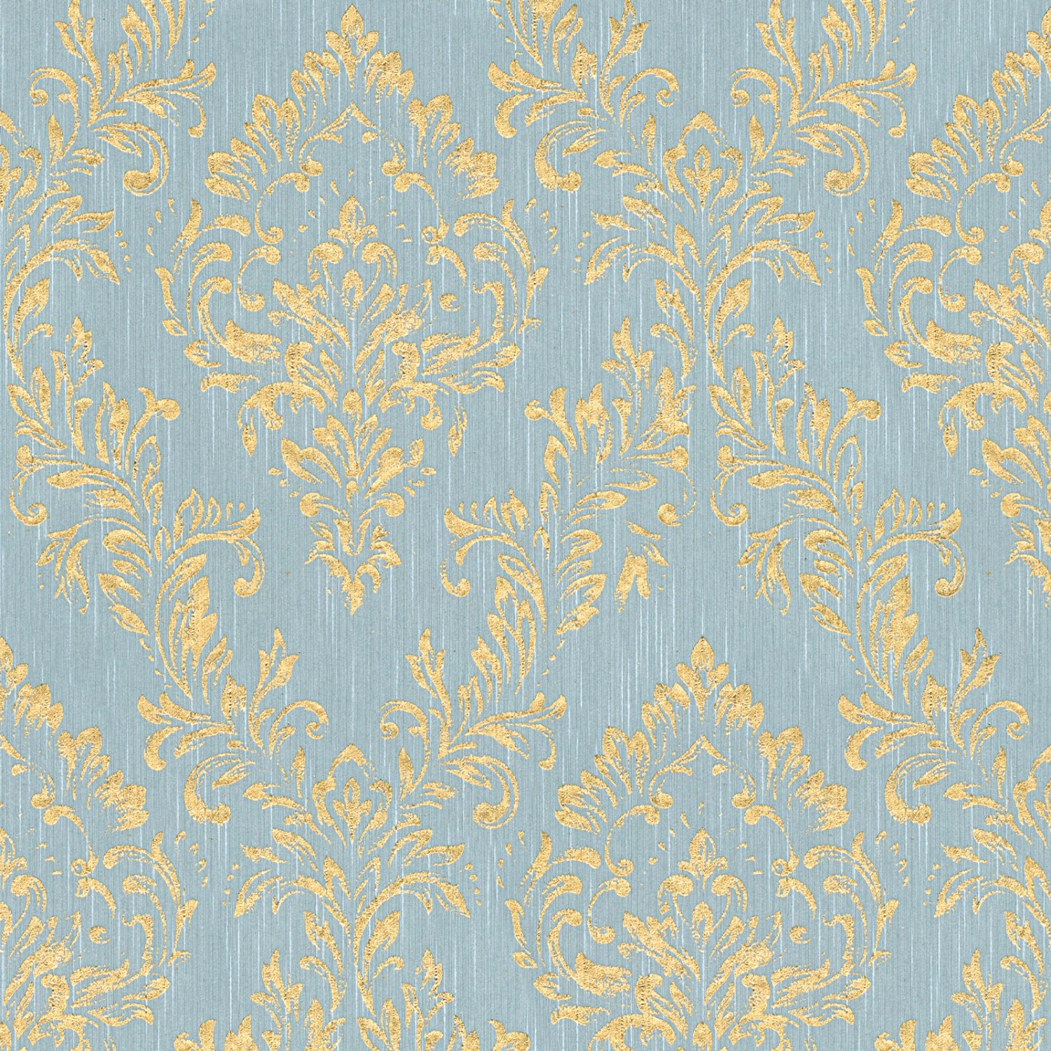 Bricoflor Glitzer Tapete Edel Textil Vliestapete mit Barock Muster in Hellb günstig online kaufen
