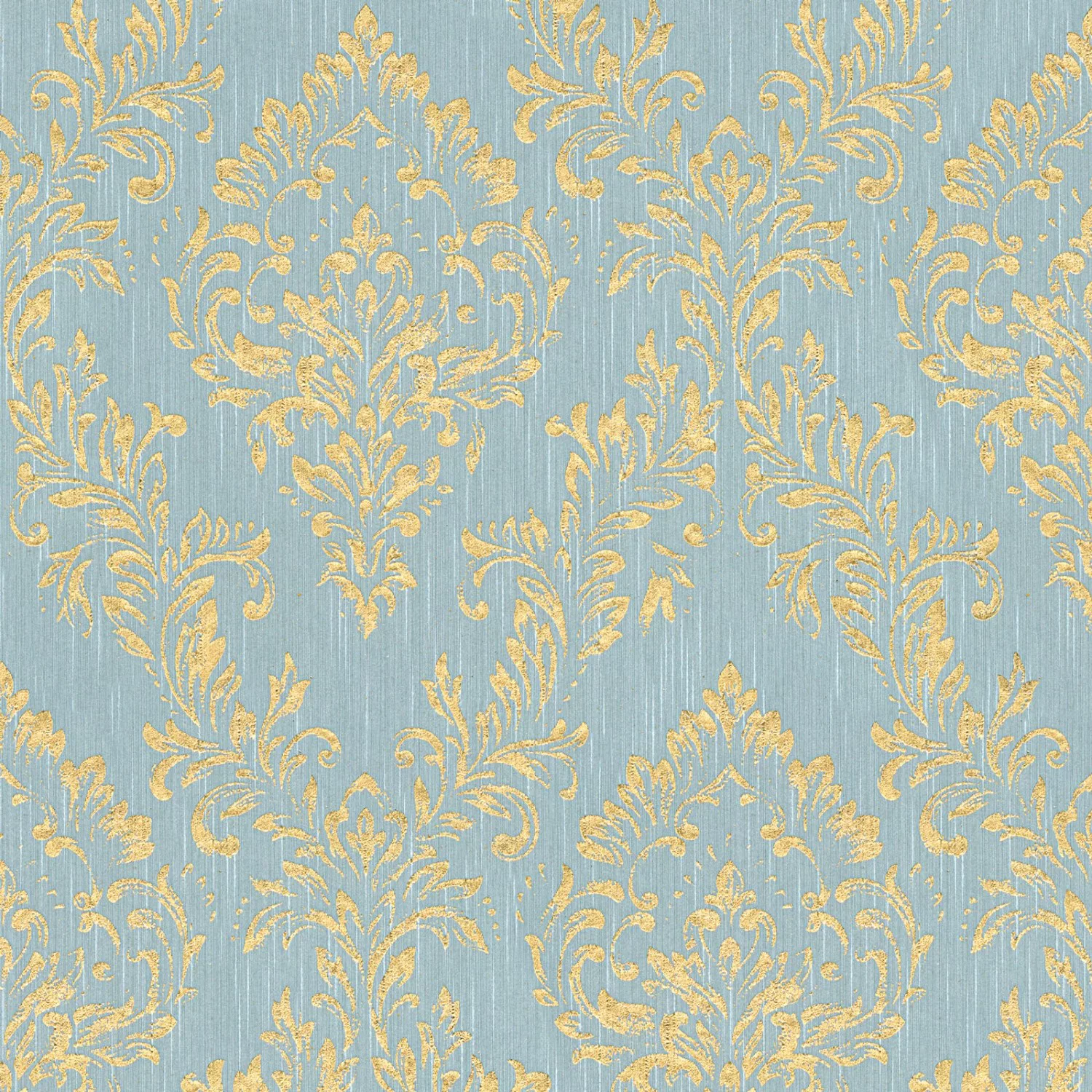 Bricoflor Glitzer Tapete Edel Textil Vliestapete mit Barock Muster in Hellb günstig online kaufen