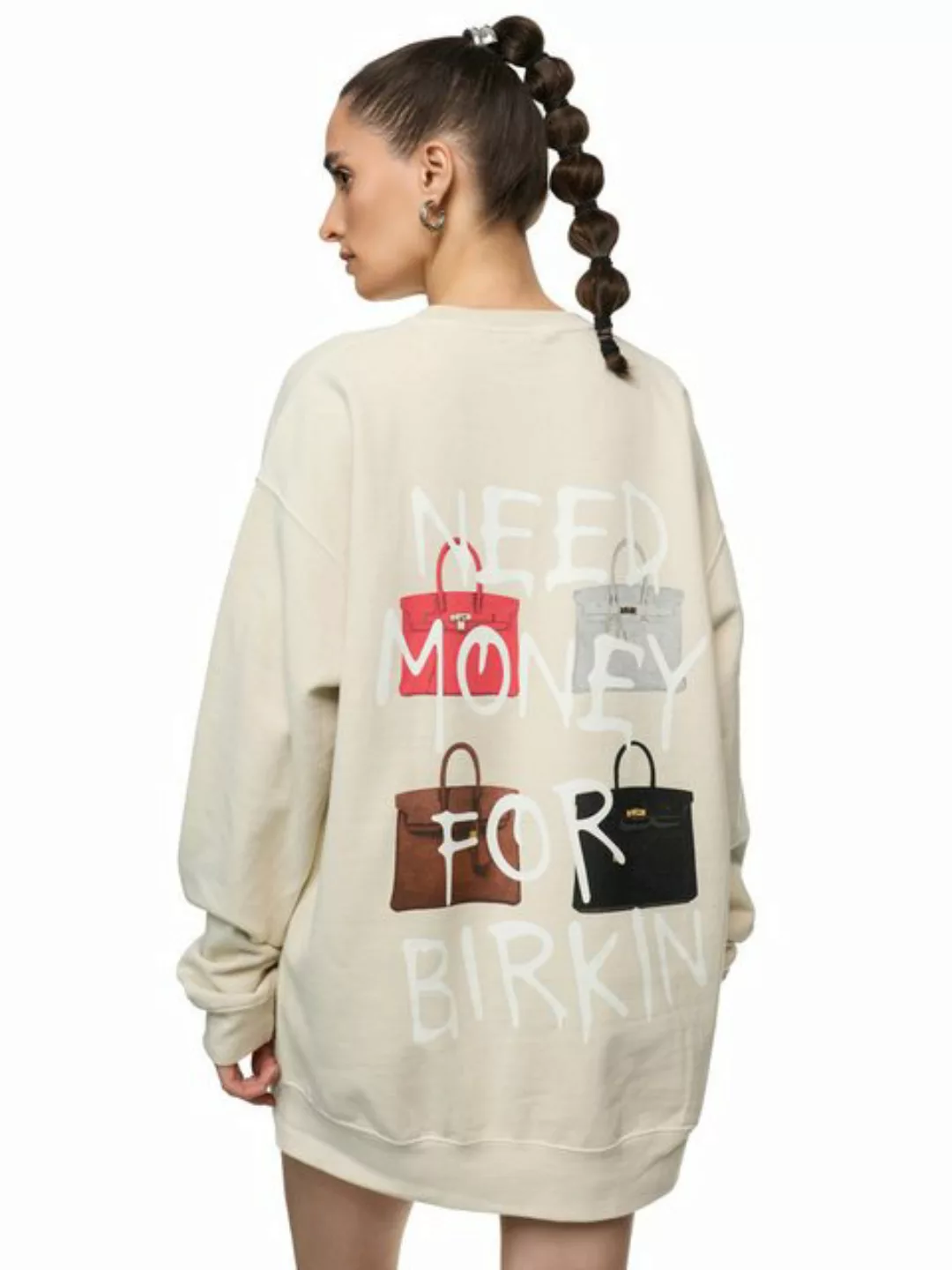 Worldclassca Sweatshirt Worldclassca Oversized Sweatshirt I NEED MONEY Prin günstig online kaufen