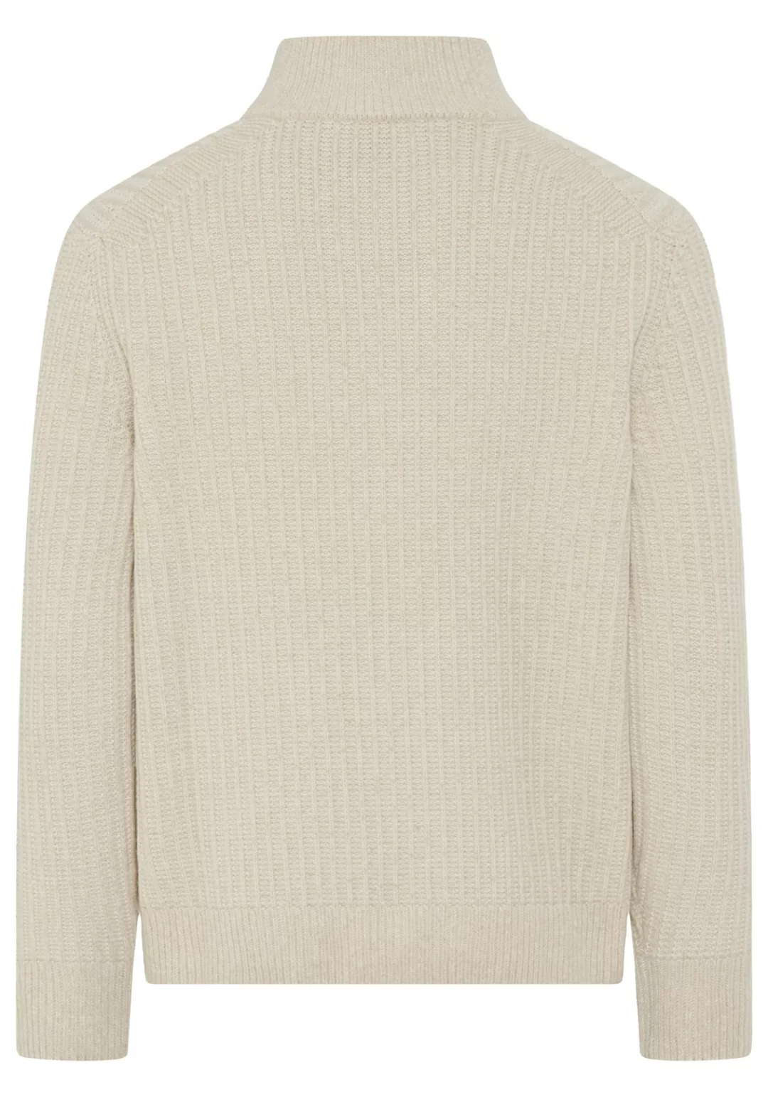 BOSS ORANGE Strickpullover "Kwinter", Troyer-Kragen, Rippstrick, relaxed fi günstig online kaufen