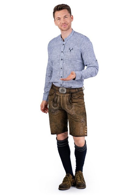 Hammerschmid Trachtenlederhose Lederhose Herren kurz - PARSDORF - antik bra günstig online kaufen