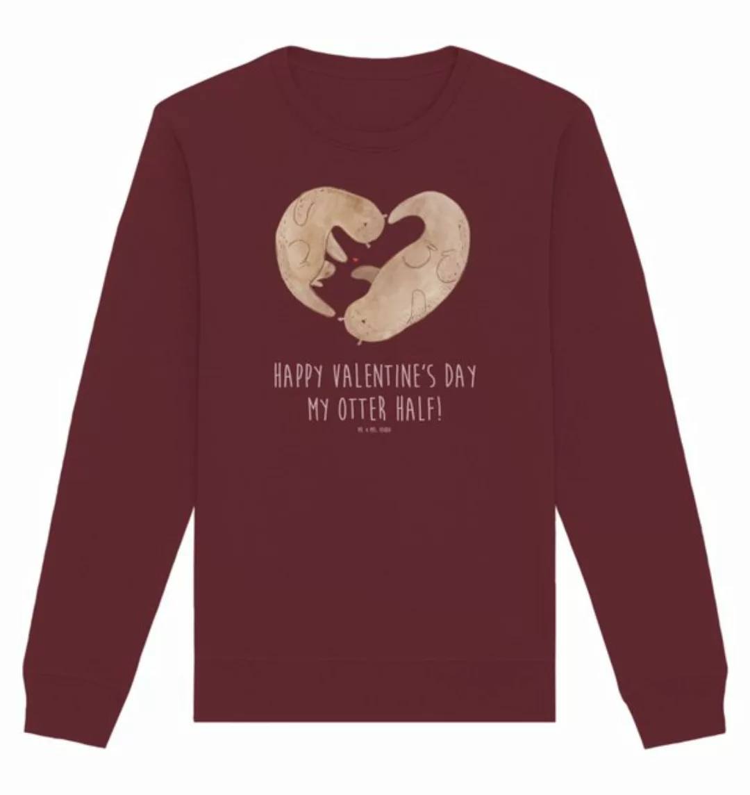 Mr. & Mrs. Panda Longpullover Otter Valentine Größe L - Burgundy - Geschenk günstig online kaufen