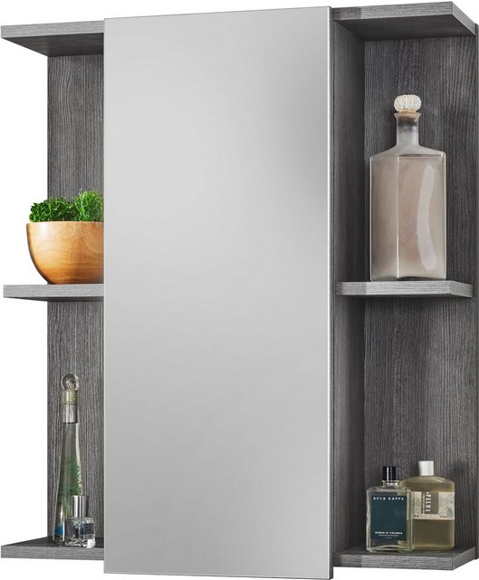 BASIC by Balculina Spiegelschrank Silver,Badezimmerschrank BxHxT 60x70x20 ( günstig online kaufen