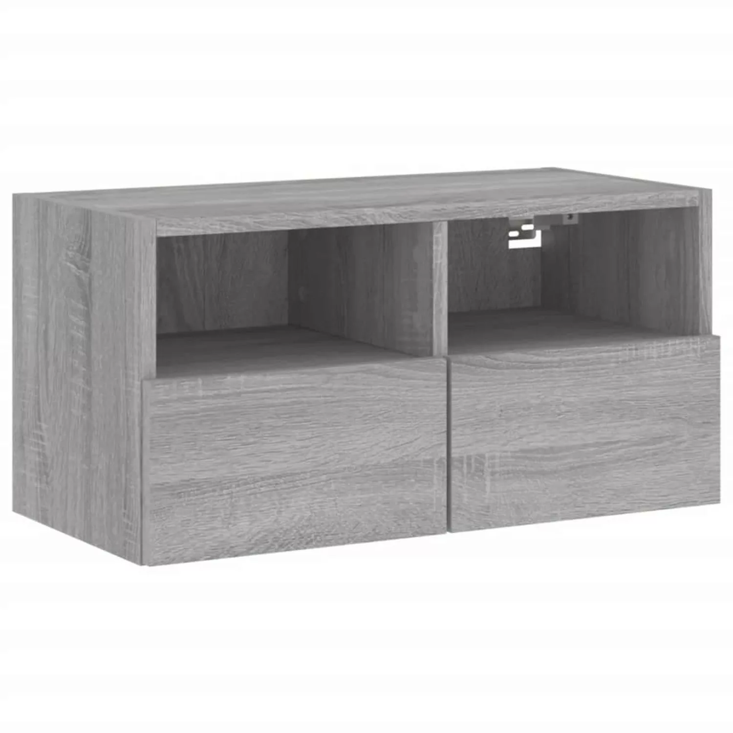 VidaXL TV-Wandschrank Grau Sonoma 60x30x30 cm Holzwerkstoff 2 günstig online kaufen