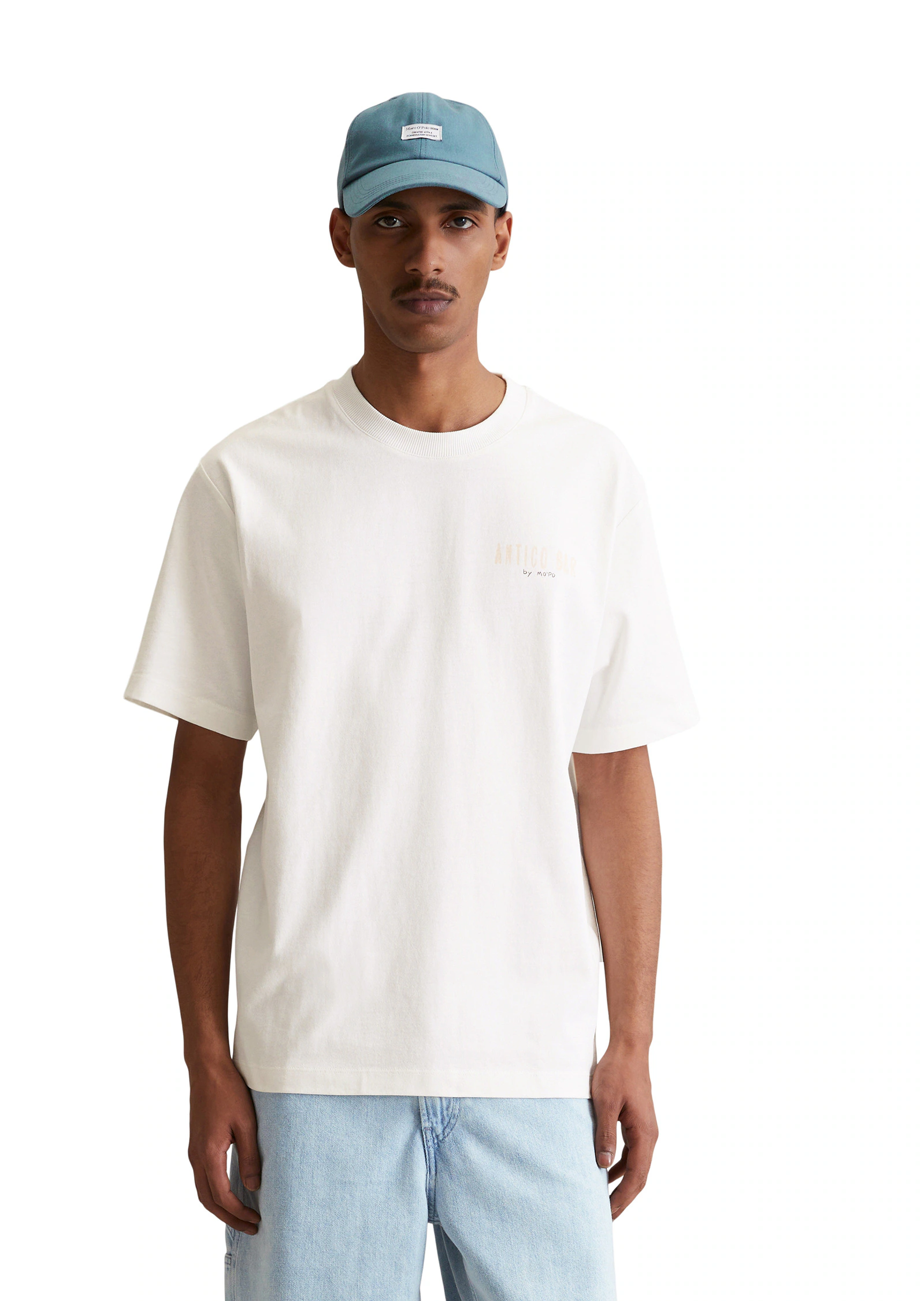 Marc OPolo DENIM T-Shirt "mit markantem Rückenprint" günstig online kaufen