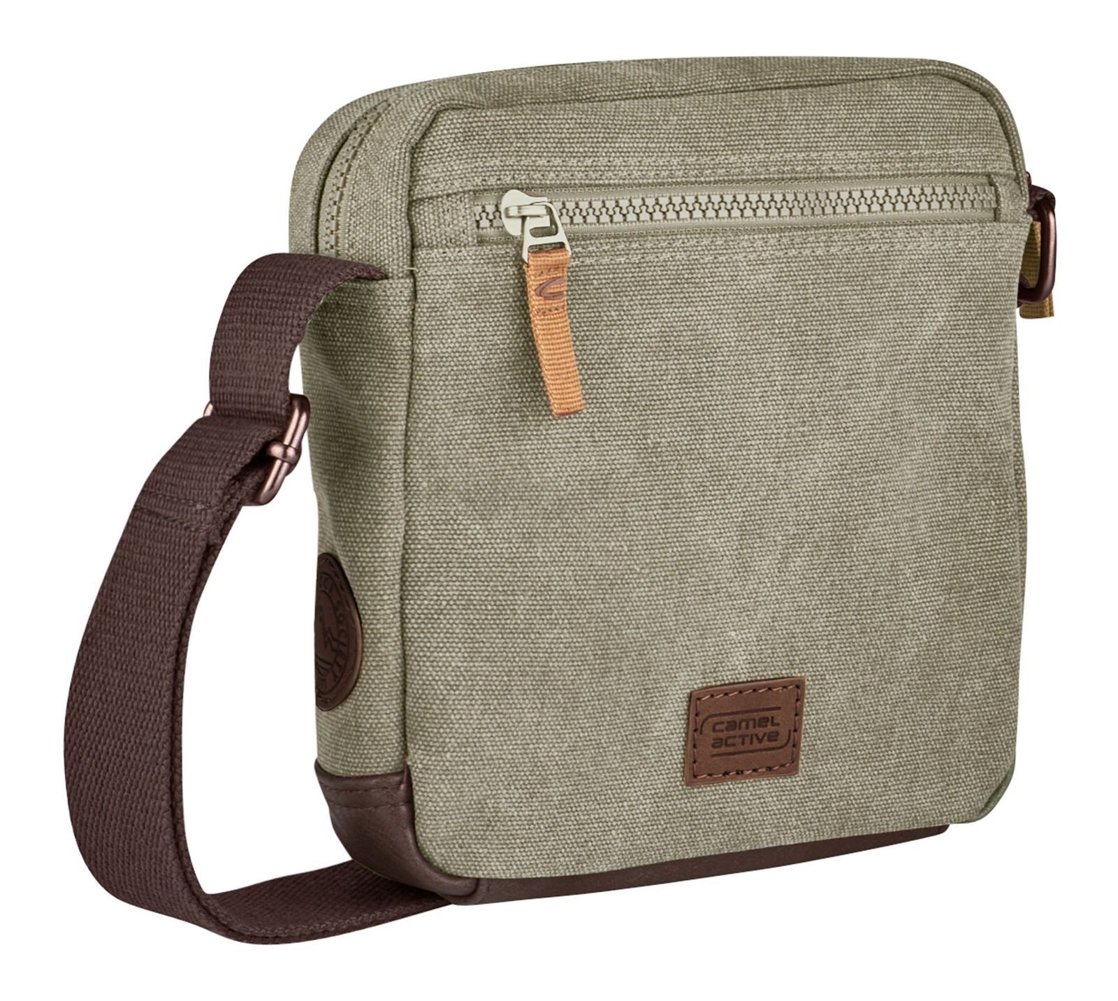 camel active Umhängetasche "Air", Canvas Modell aus weichem Lederimitat abg günstig online kaufen