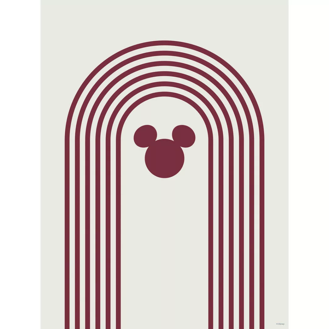 Komar Wandbild »Minimal Mickey«, (1 St.), Deutsches Premium-Poster Fotopapi günstig online kaufen
