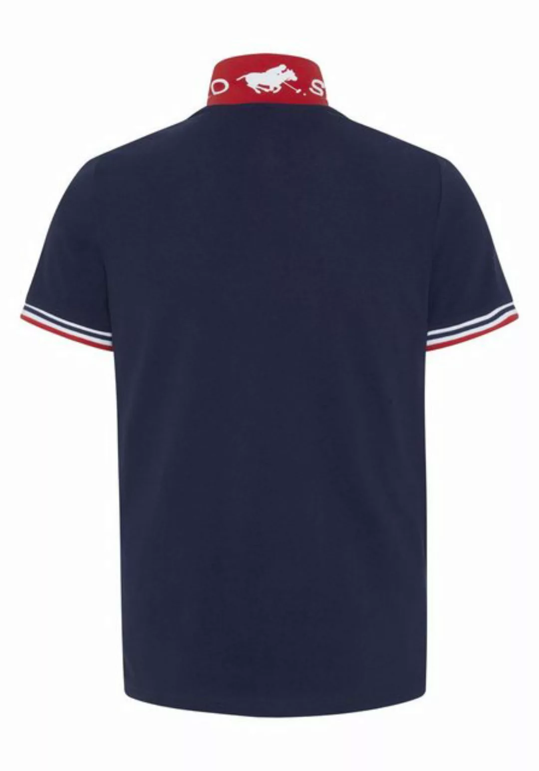 Polo Sylt Poloshirt mit Kontrast-Akzenten günstig online kaufen