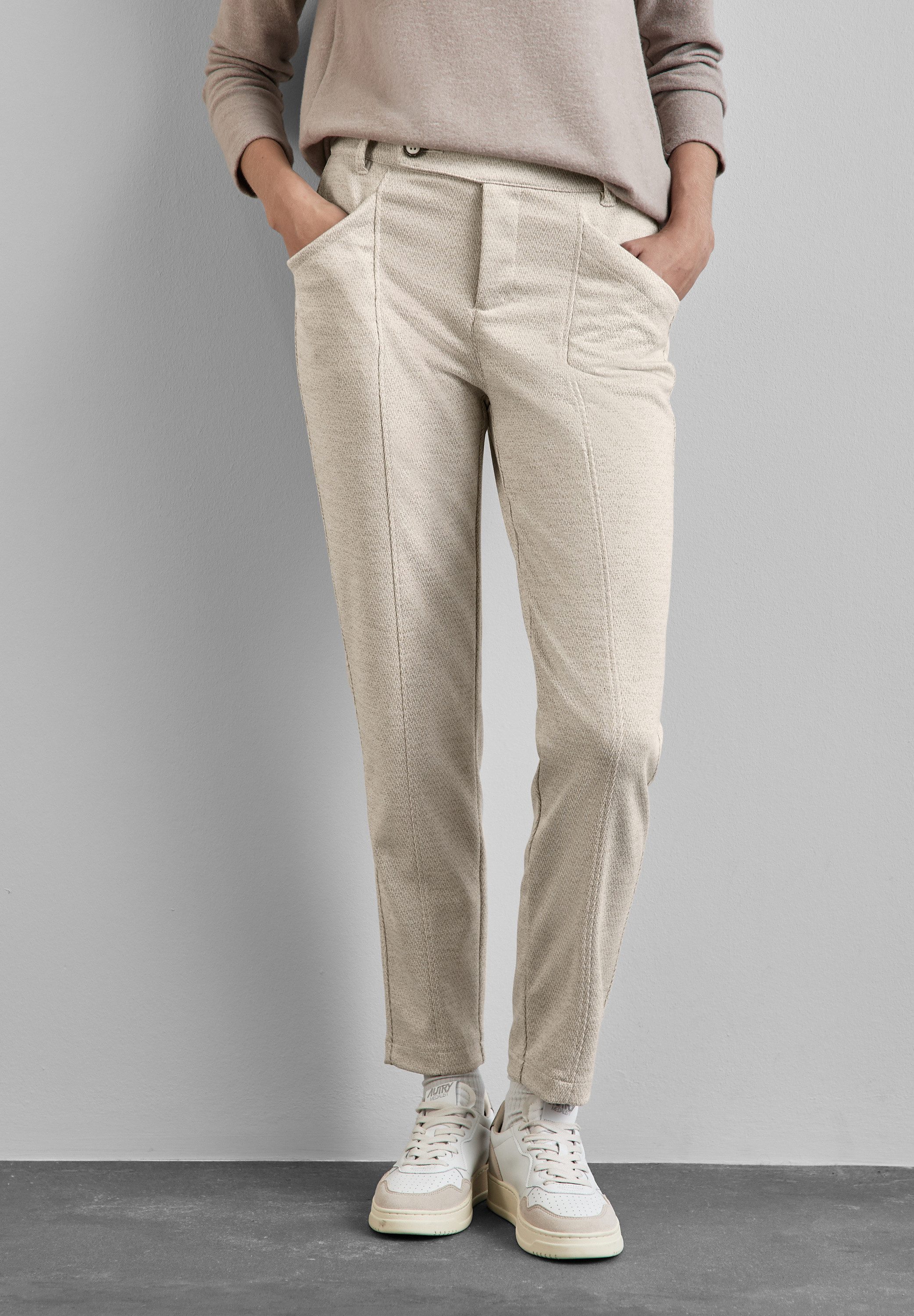 STREET ONE Stoffhose High Waist günstig online kaufen