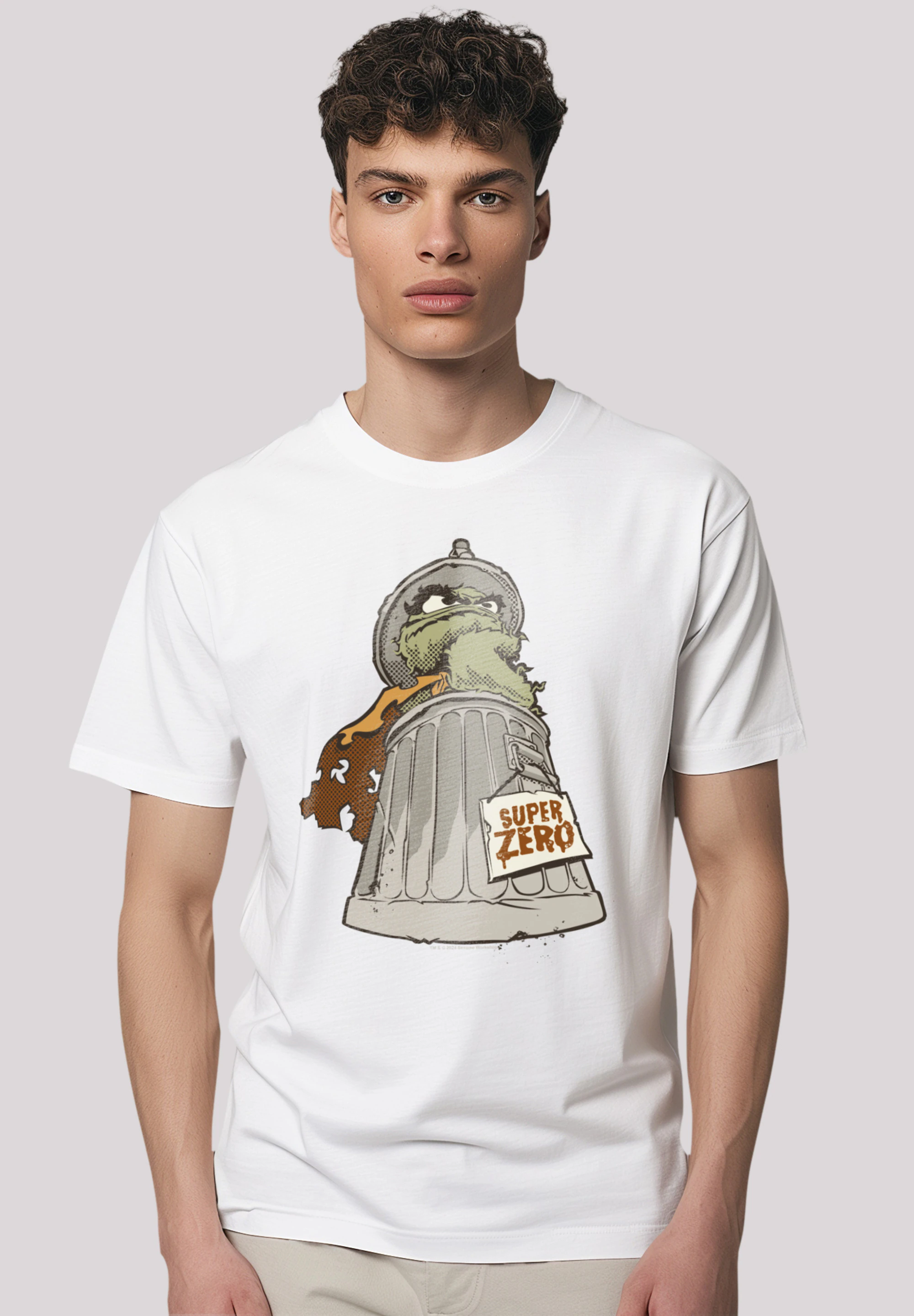 F4NT4STIC T-Shirt "Sesamstraße Oscar Super Zero", Premium Qualität günstig online kaufen