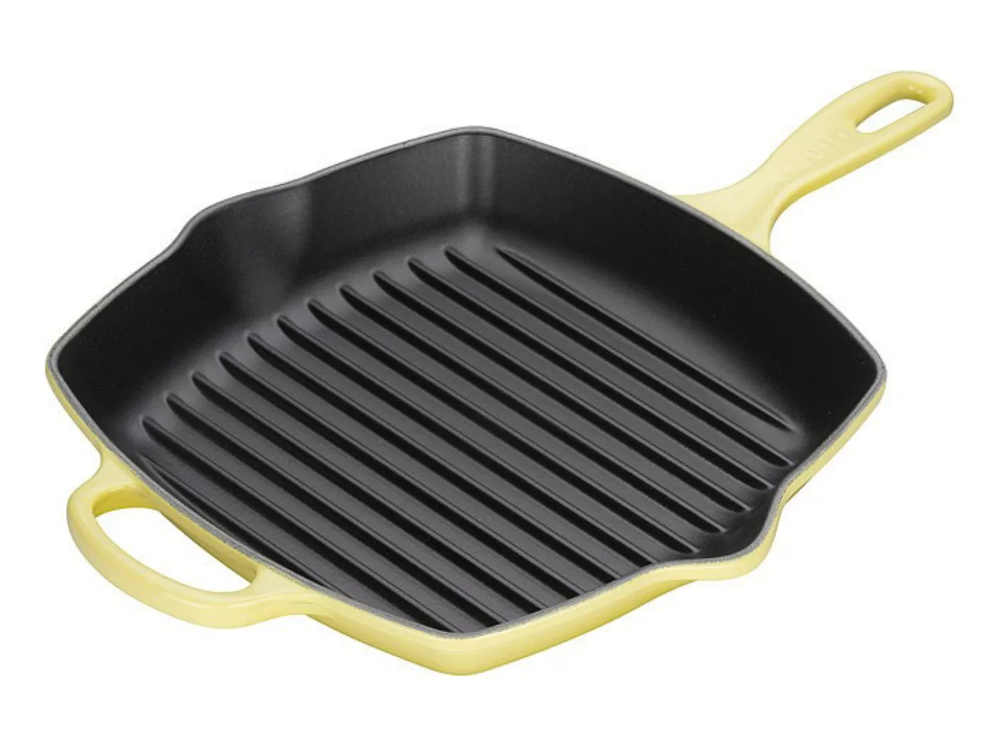 Le Creuset Grillpfanne Quadrat Signature Gusseisen Citrus 26cm günstig online kaufen