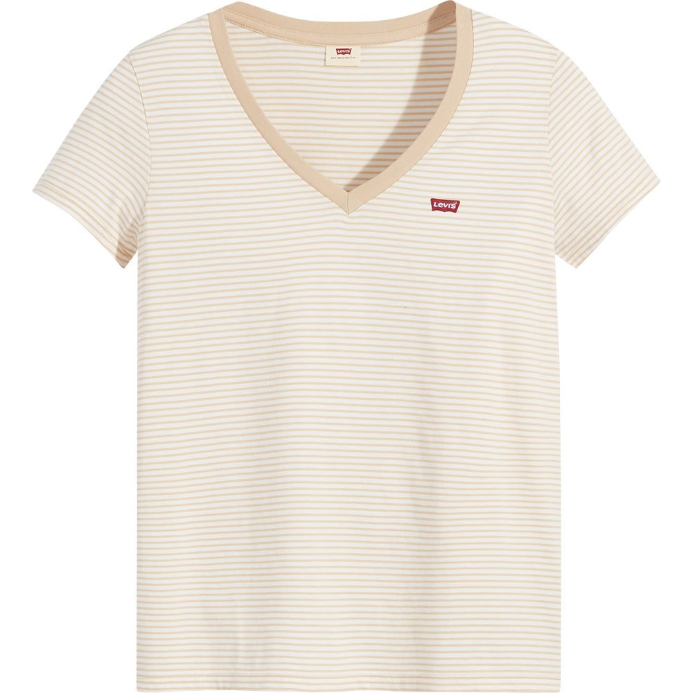 Levi´s ® The Perfect Kurzarm-t-shirt Mit V-ausschnitt XS Annalise Stripe günstig online kaufen