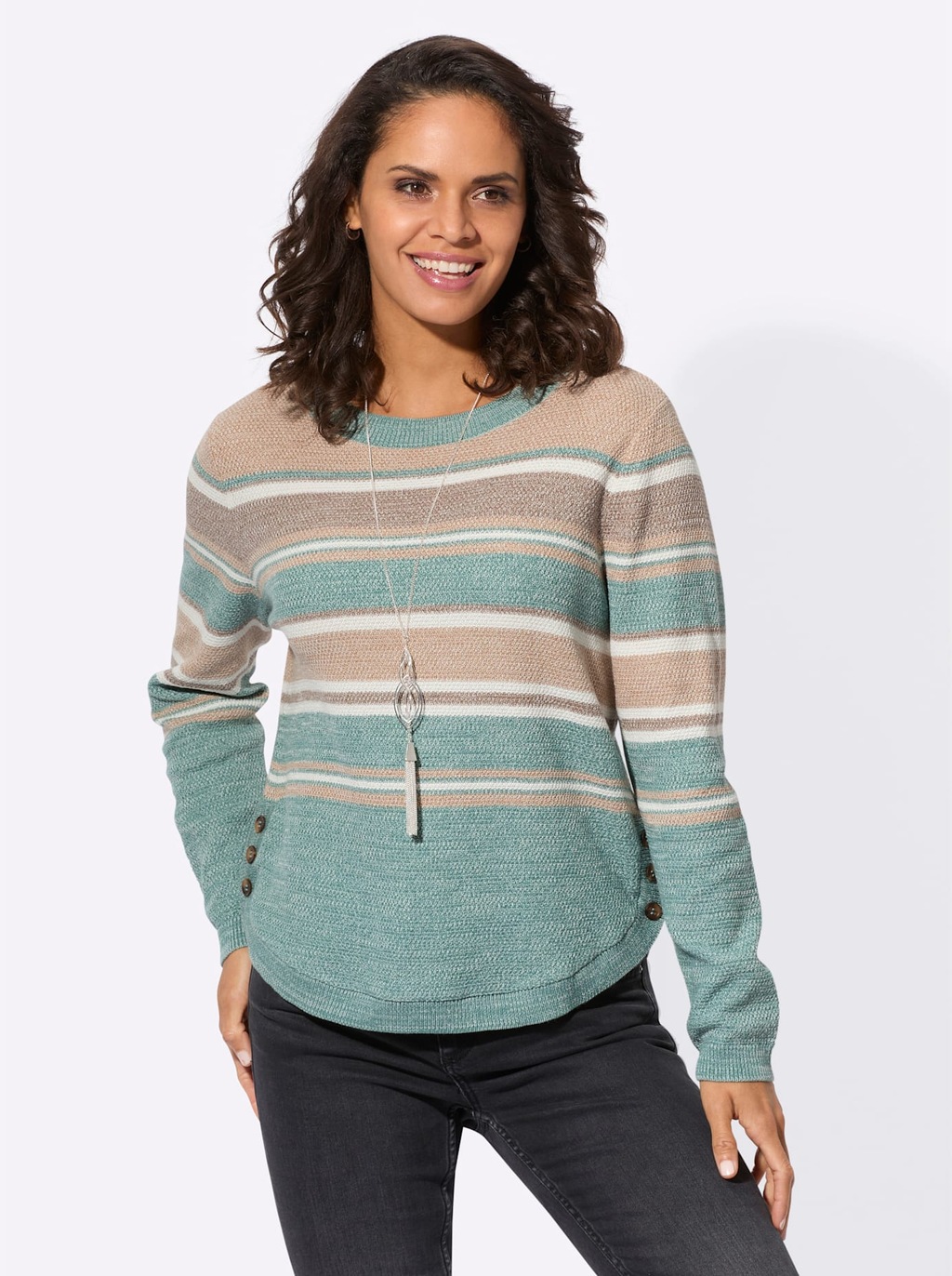 Casual Looks Strickpullover "Ringel-Pullover" günstig online kaufen