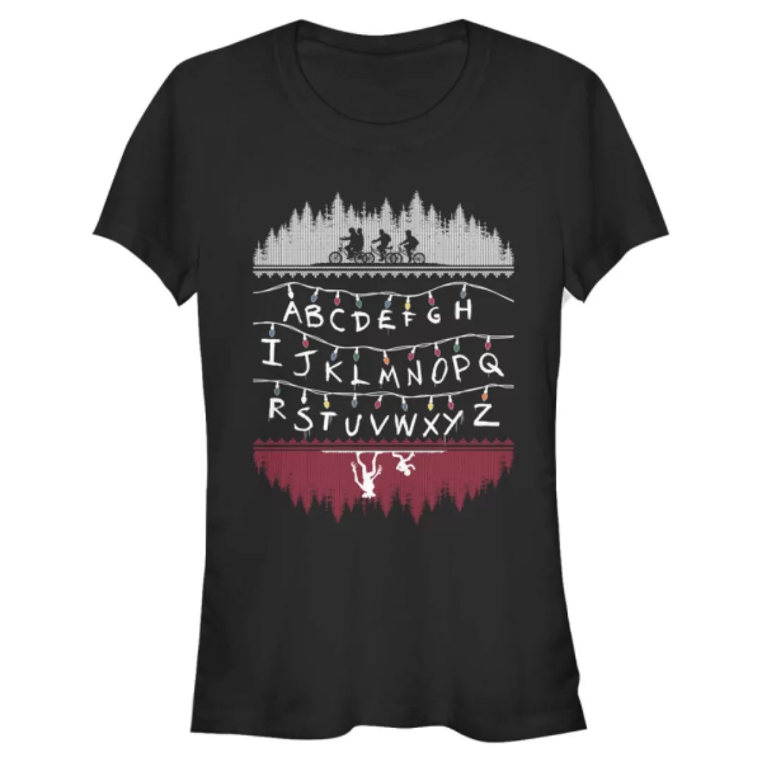 Netflix - Stranger Things - Gruppe Alphabet Lights - Frauen T-Shirt günstig online kaufen