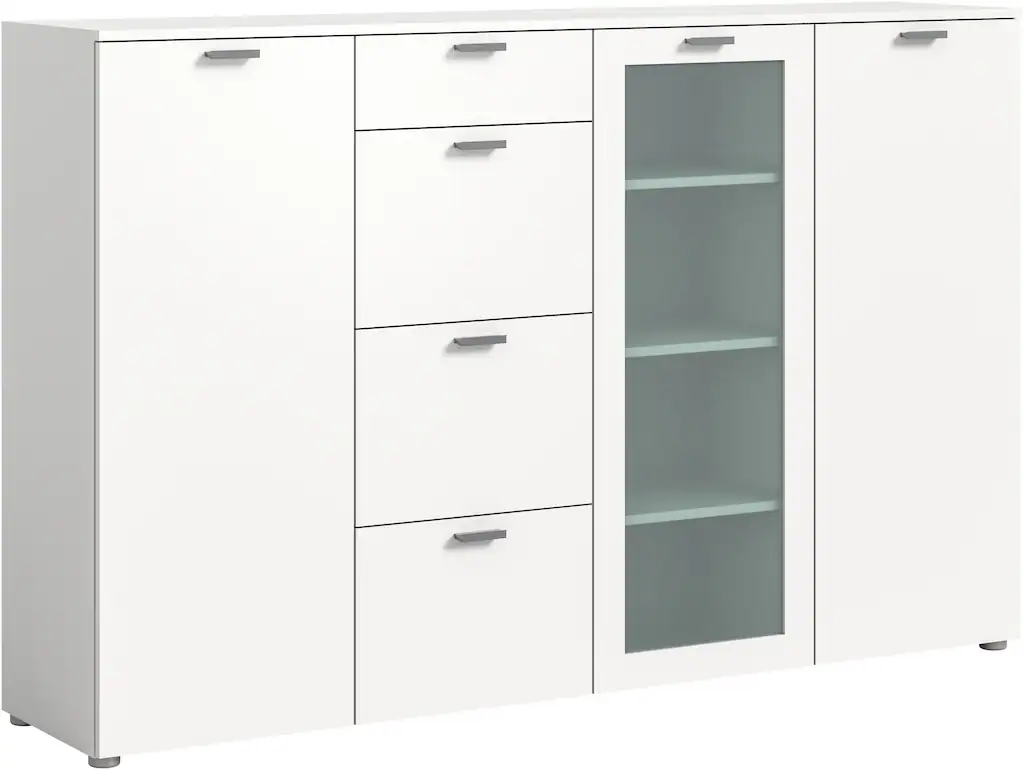 INOSIGN Highboard "Onex, Breite 179 cm, mit Glastür, vielseitig einsetzbar" günstig online kaufen