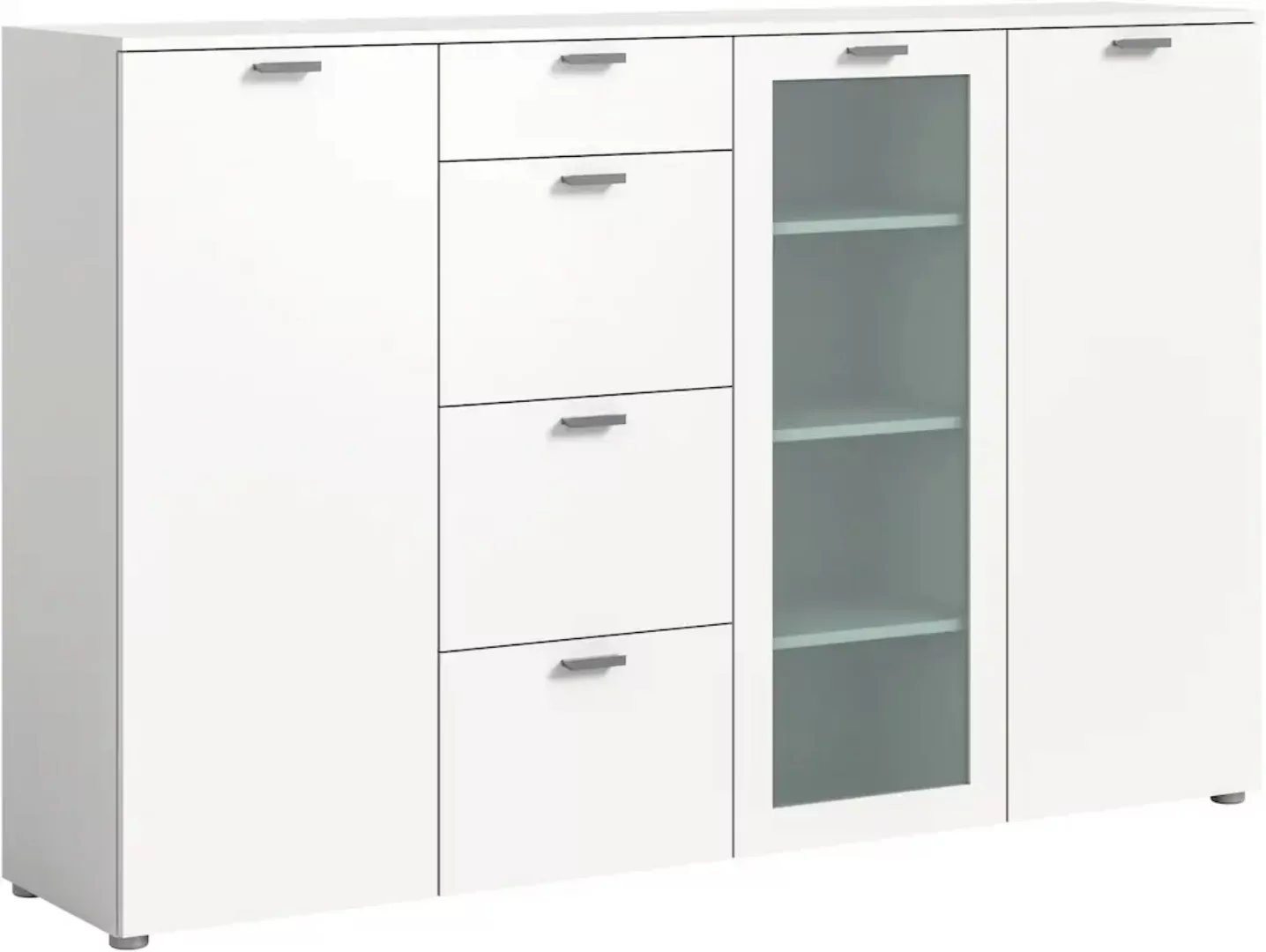 INOSIGN Highboard "Onex, Breite 179 cm, mit Glastür, vielseitig einsetzbar" günstig online kaufen