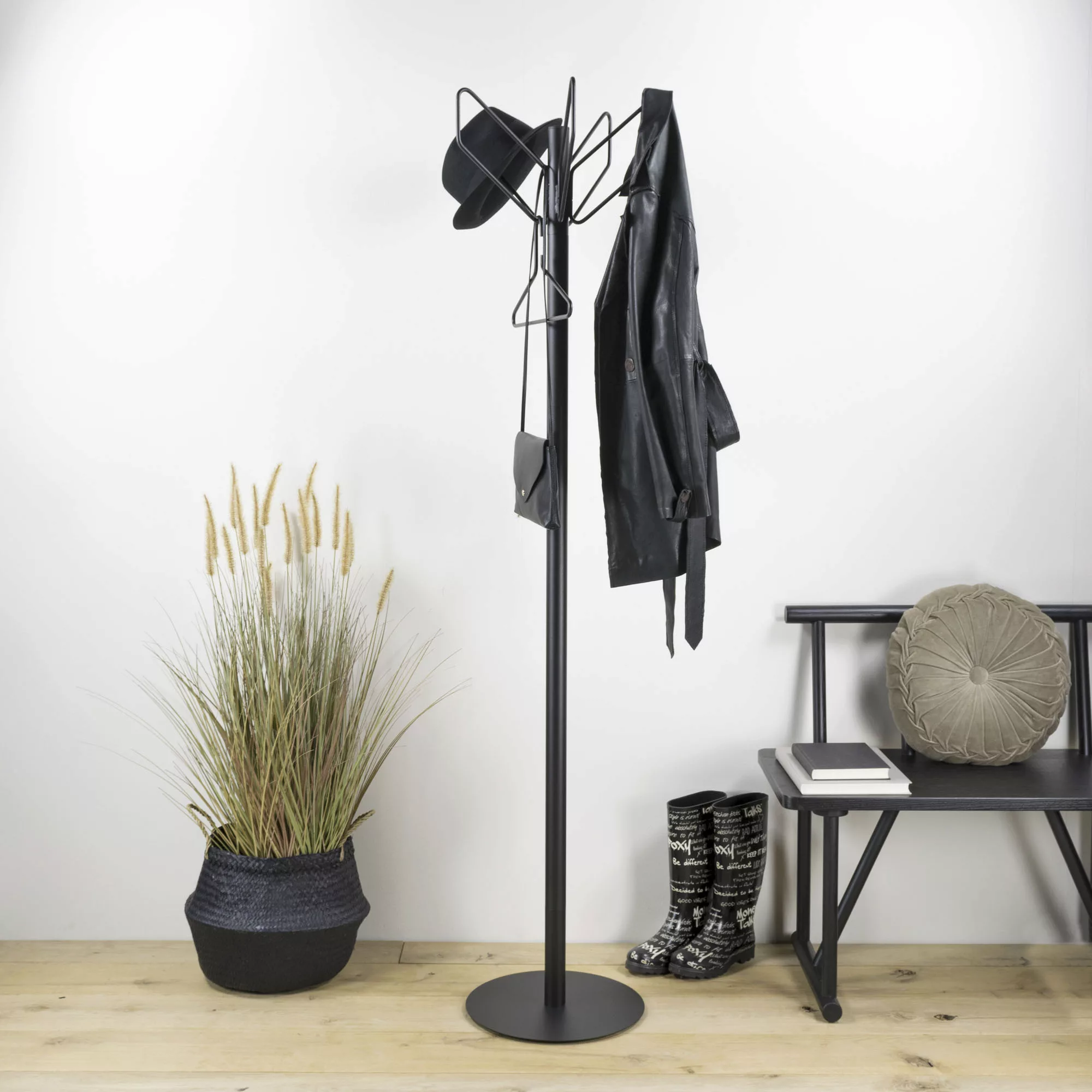 Spinder Design Garderobenständer "Fly", Metall, Breite 40 cm günstig online kaufen