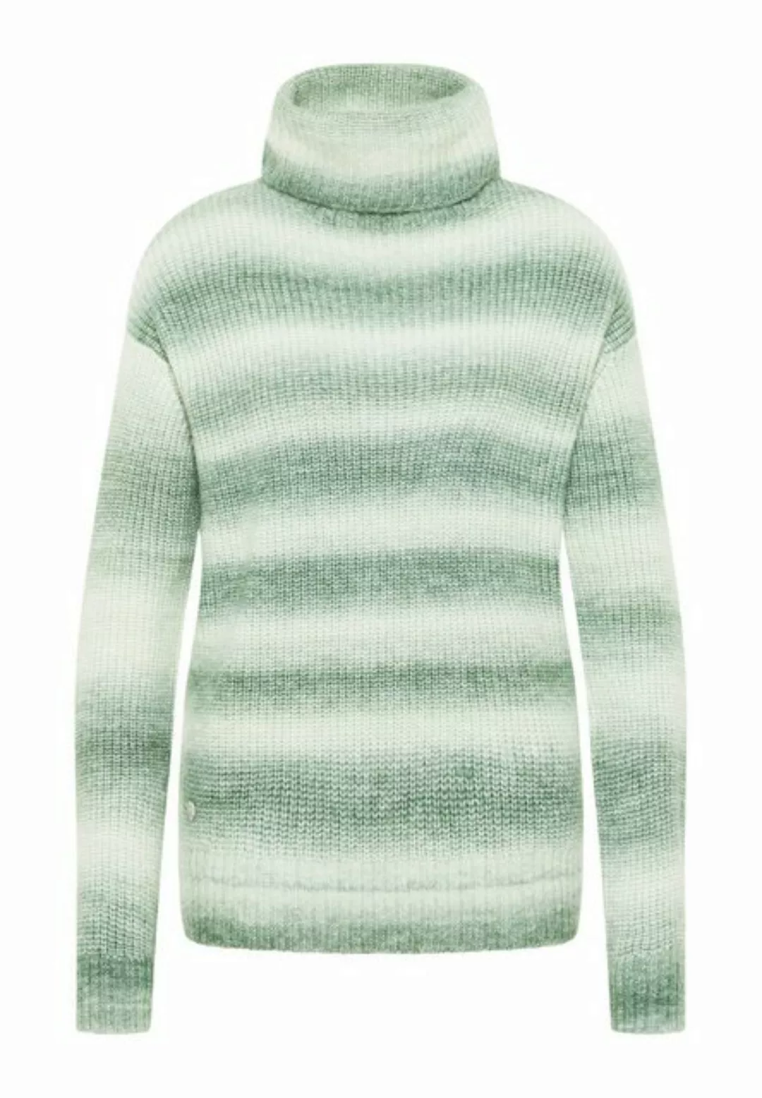 Ragwear Rollkragenpullover SAFINA mit bunt gestreiftem Strickmuster günstig online kaufen