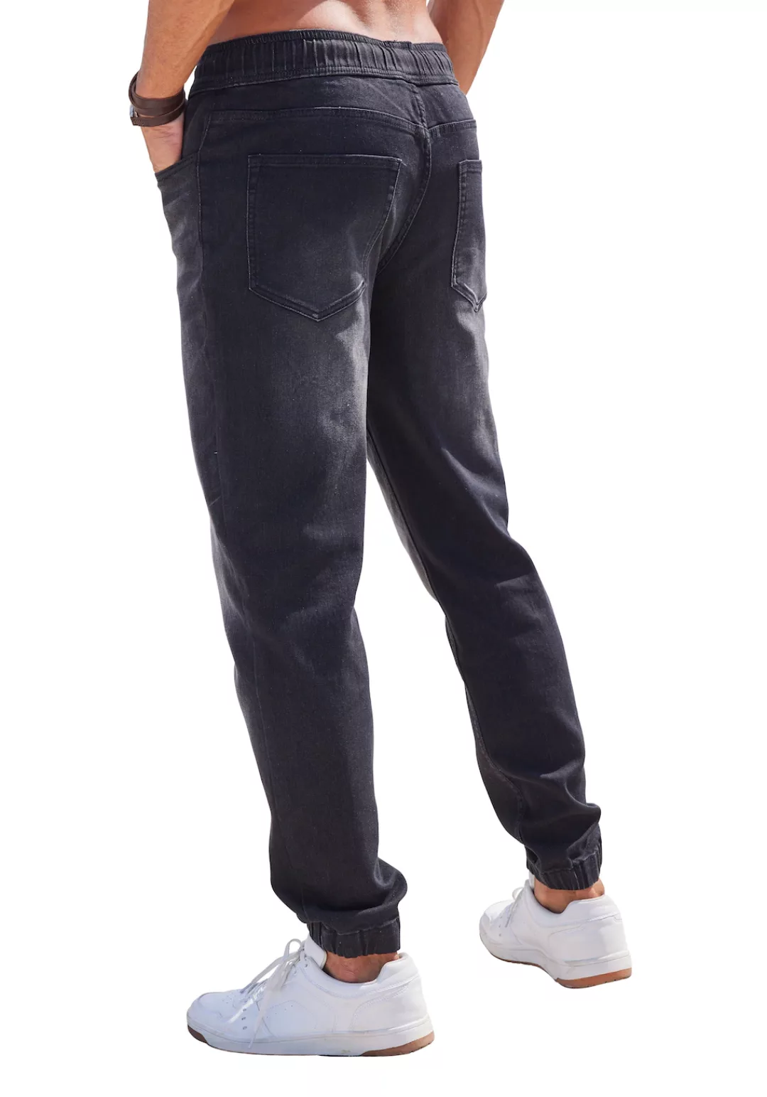 John Devin Schlupfjeans elastische Joggpants günstig online kaufen