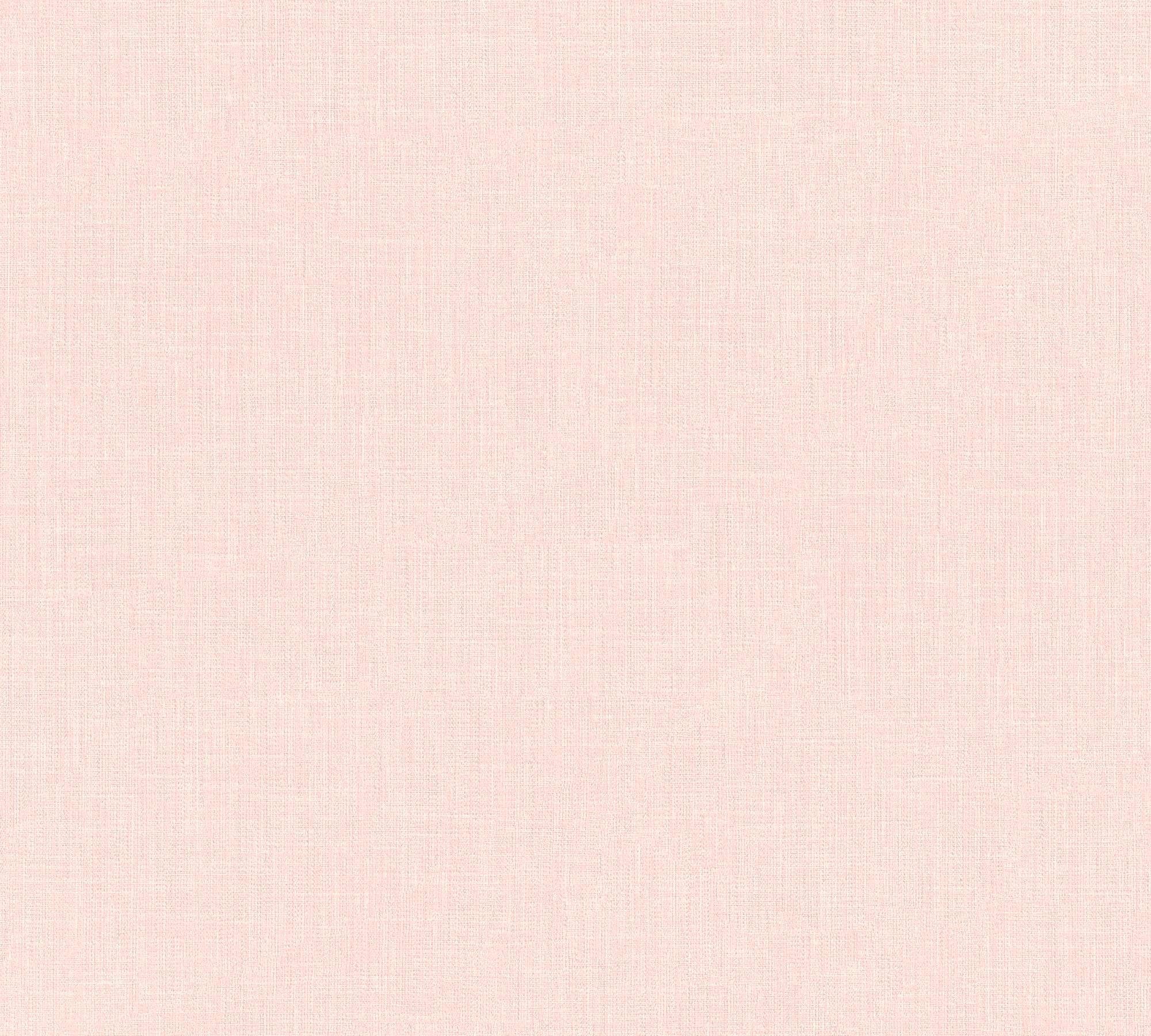 Bricoflor Rosa Tapete in Leinenoptik Uni Vliestapete mit Leinenstruktur Ide günstig online kaufen