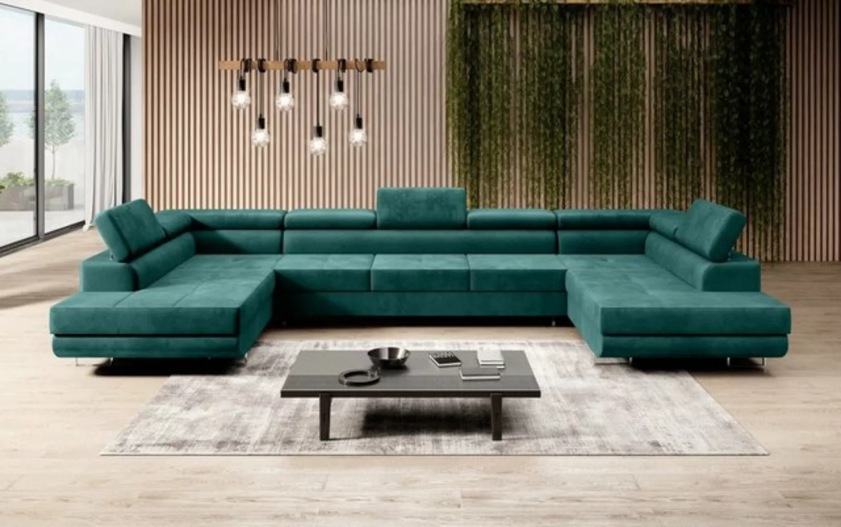 Luxusbetten24 Schlafsofa Designer Sofa Taormina, mit Stauraum und Schlaffun günstig online kaufen