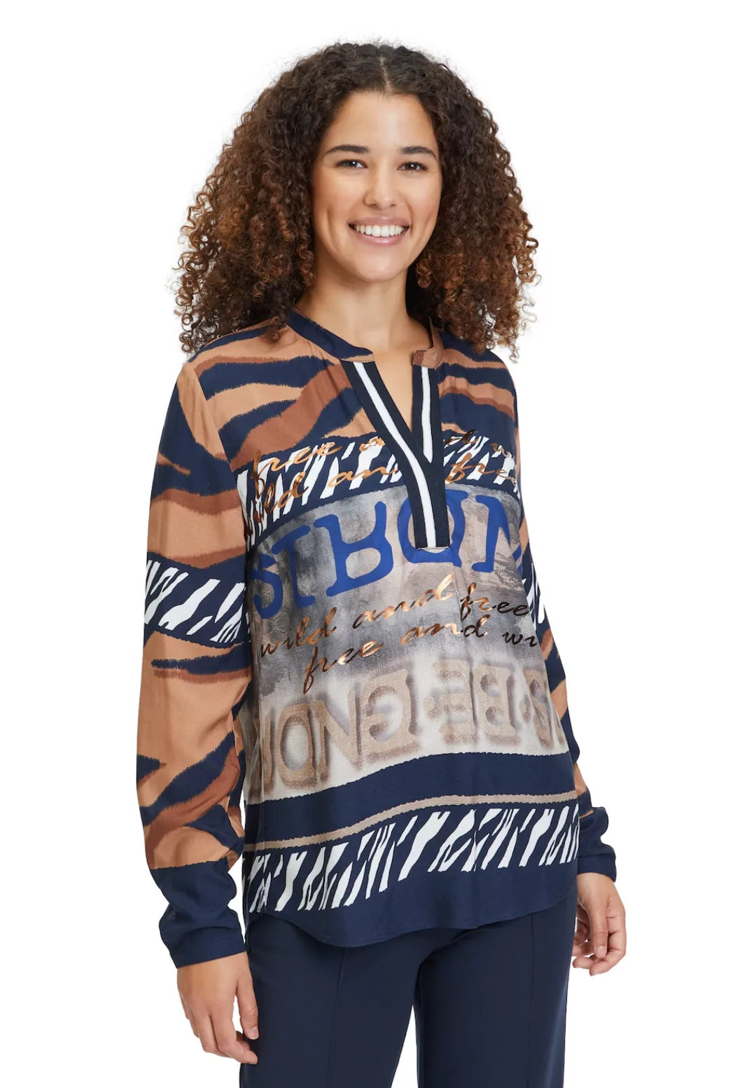 Betty Barclay Longbluse "Betty Barclay Longbluse mit Stehkragen" günstig online kaufen