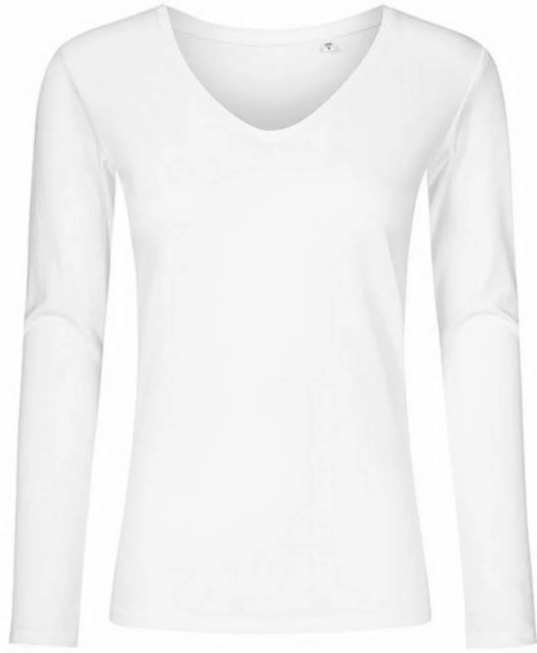 Promodoro Langarmshirt Damen V-Neck T-Shirt Longsleeve, Gekämmte Baumwolle günstig online kaufen