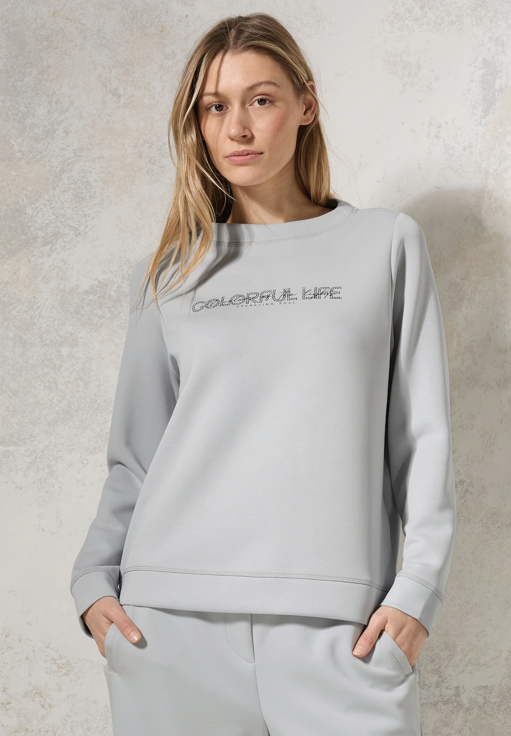 Cecil Sweatshirt, mit Glitzer-Details günstig online kaufen