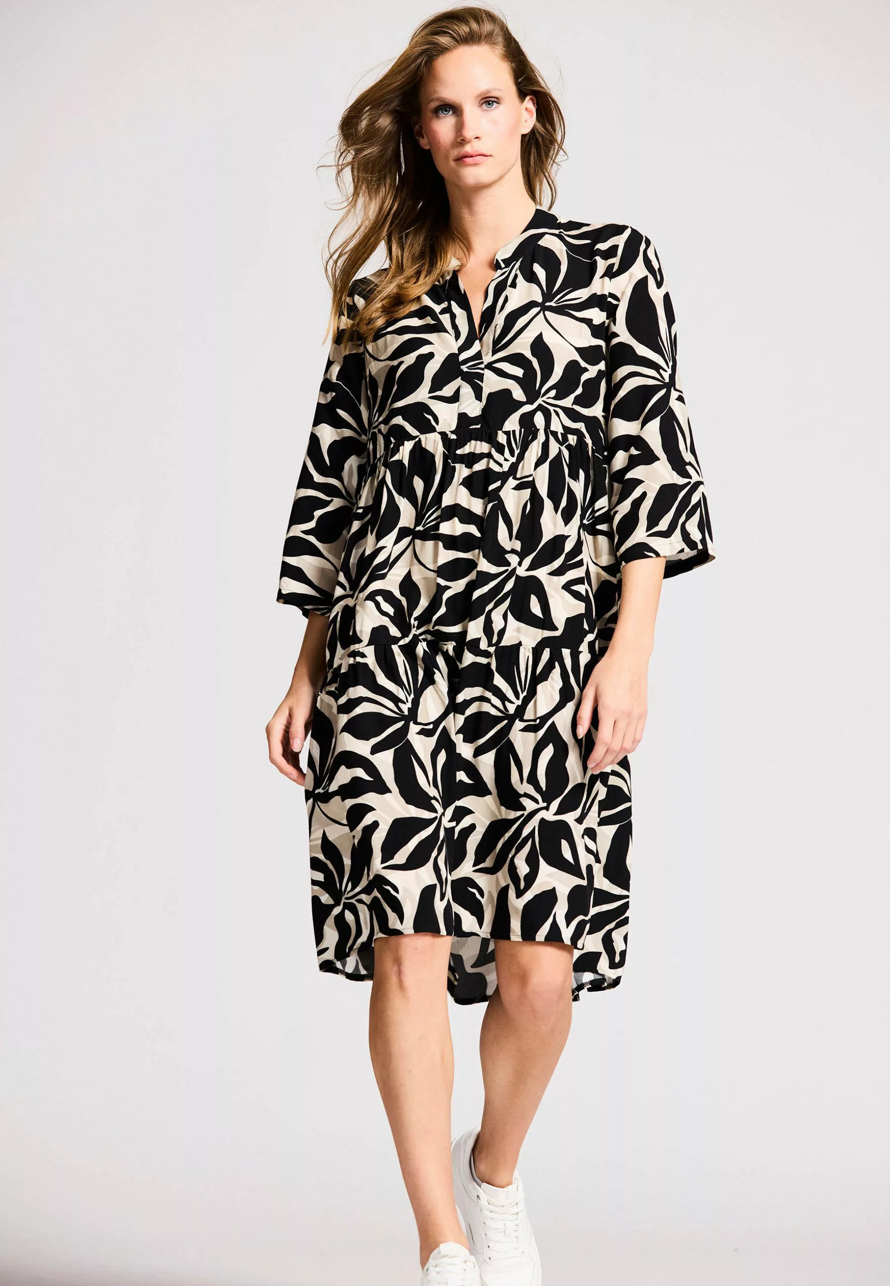 Andijamo-Fashion Tunikakleid COOL-BLOOM Stufenkleid günstig online kaufen