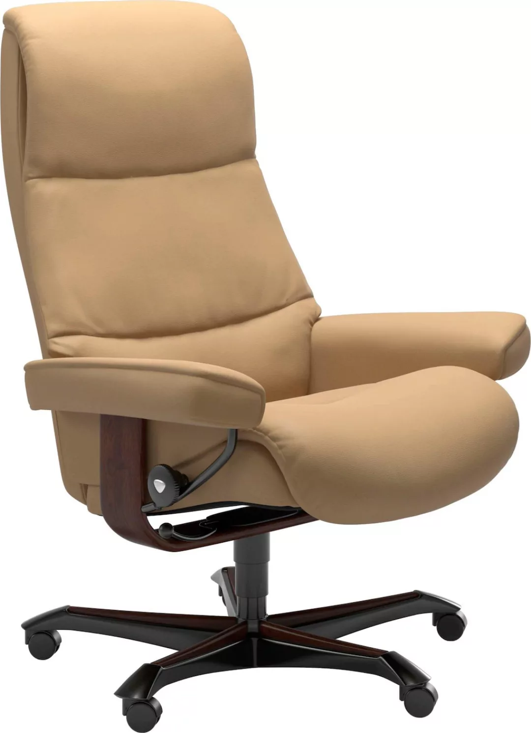 Stressless Relaxsessel "View", mit Home Office Base, Größe M,Gestell Braun günstig online kaufen