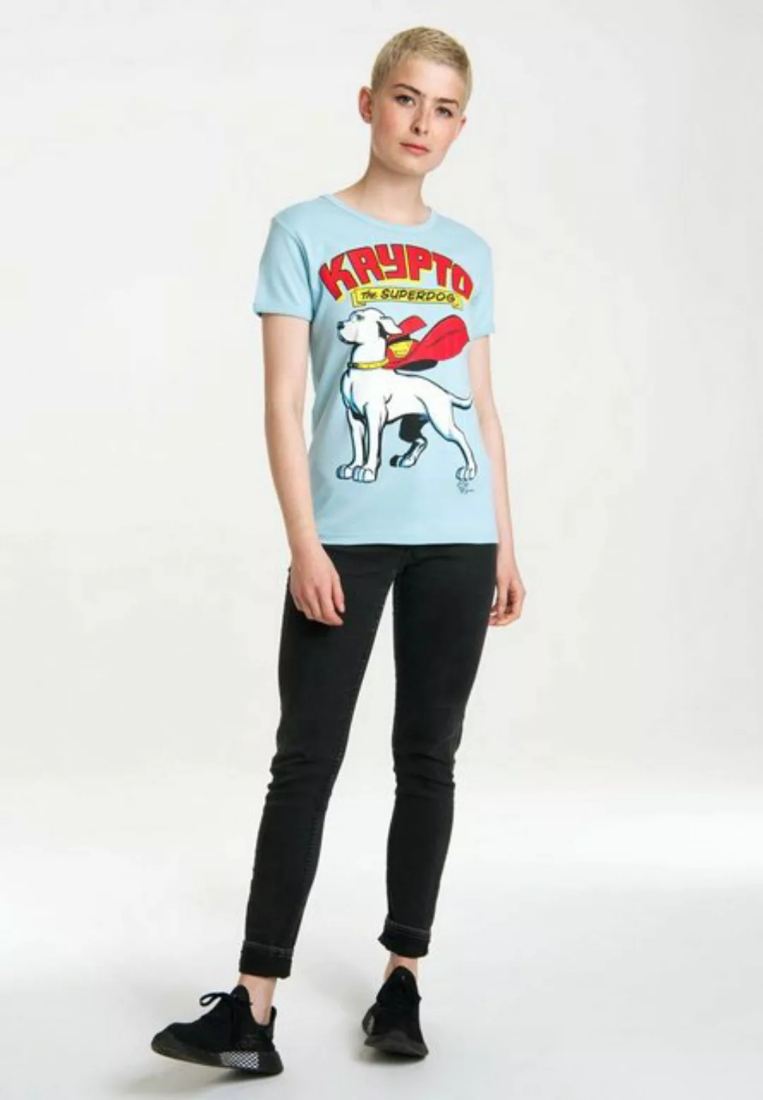 LOGOSHIRT T-Shirt "Krypto the Superdog", mit lizenziertem Originaldesign günstig online kaufen