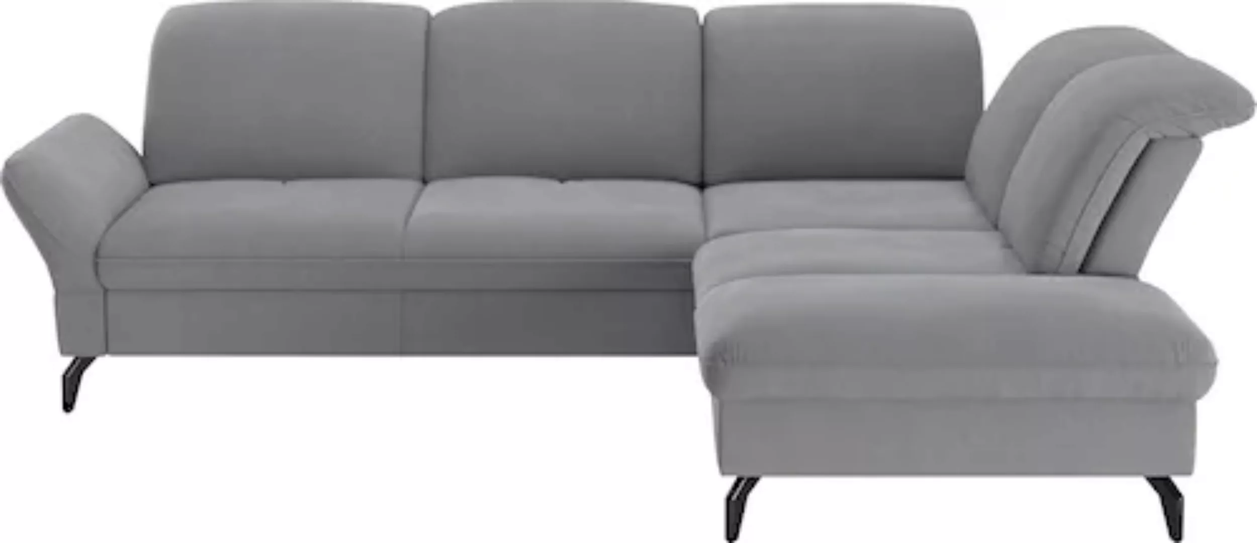 sit&more Ecksofa »Leandro L-Form«, Wahlweise mit Bett-, Kopfteil - und Arml günstig online kaufen