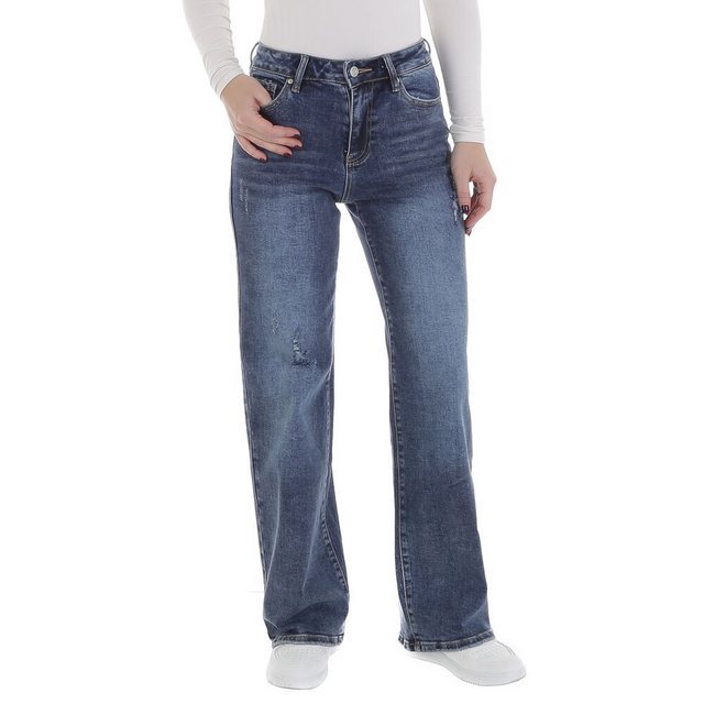 Ital-Design Weite Jeans Damen Freizeit (88836922) Destroyed-Look Stretch Hi günstig online kaufen