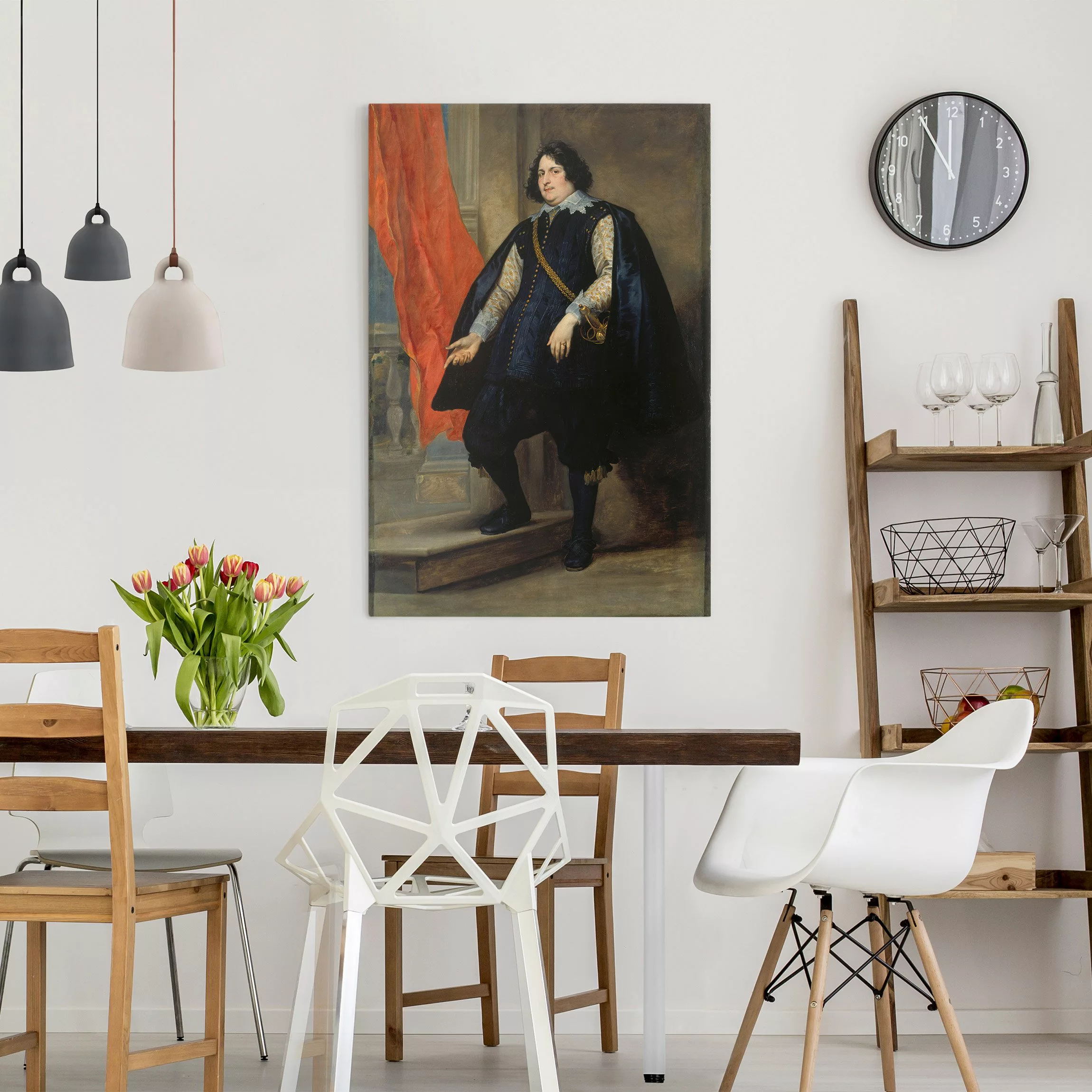 Leinwandbild Kunstdruck - Hochformat Anthonis van Dyck - Bildnis Filips de günstig online kaufen