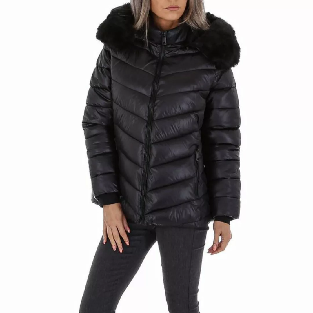 Ital-Design Winterjacke Damen Freizeit (87256640) Kapuze (abnehmbar) Gefütt günstig online kaufen