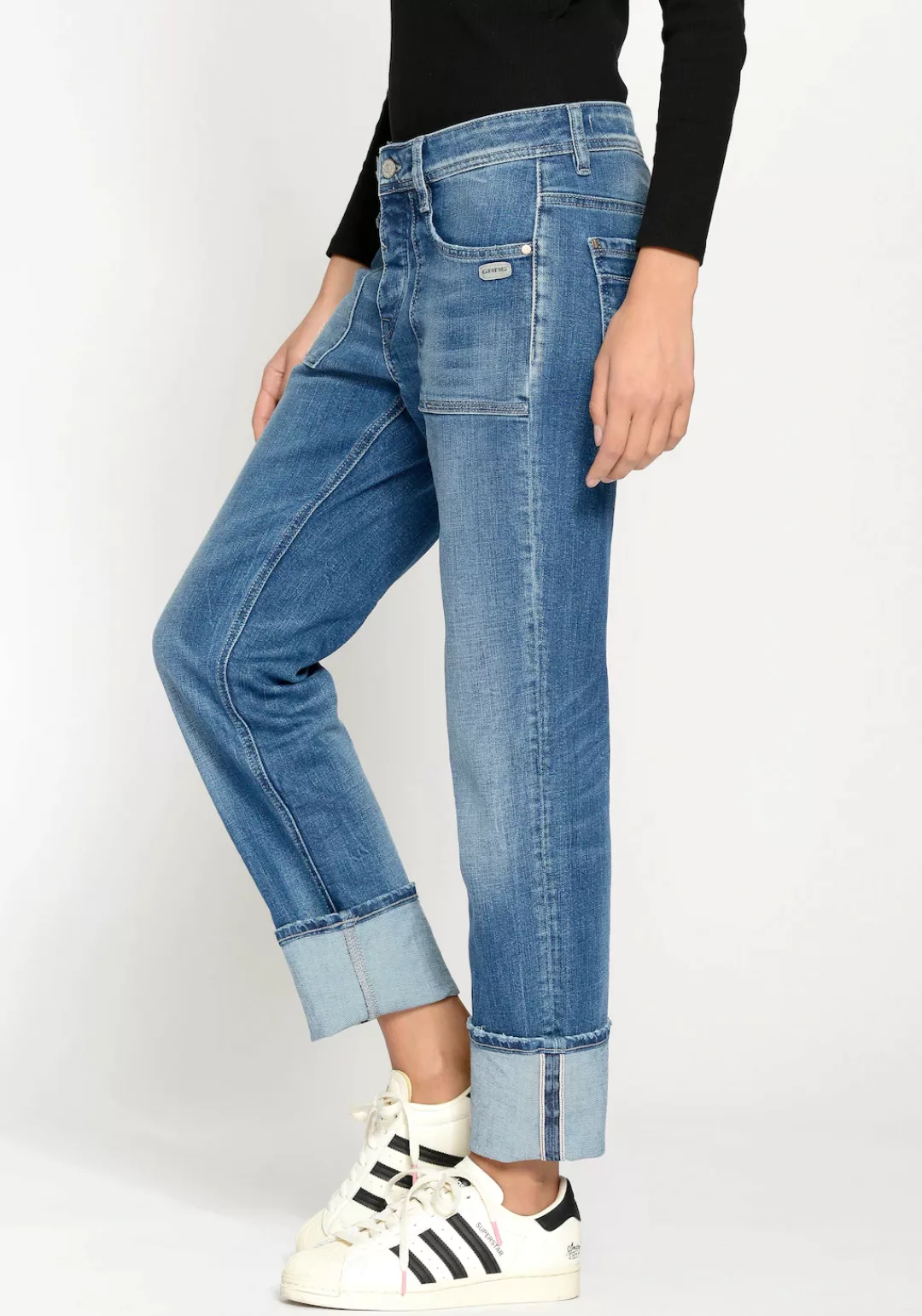 GANG Boyfriend-Jeans "94NICA WORKER" günstig online kaufen