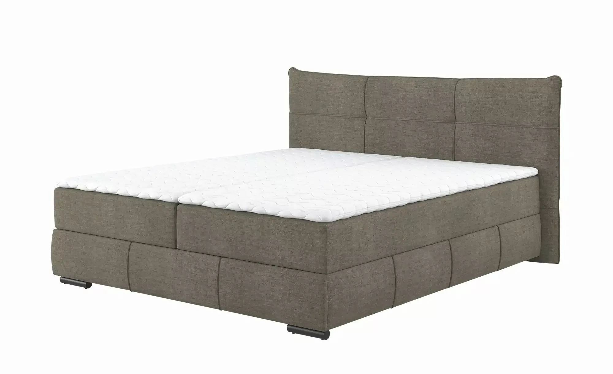 Boxbett mit Stauraum  Margam ¦ beige ¦ Maße (cm): B: 205 H: 109 Betten > Po günstig online kaufen